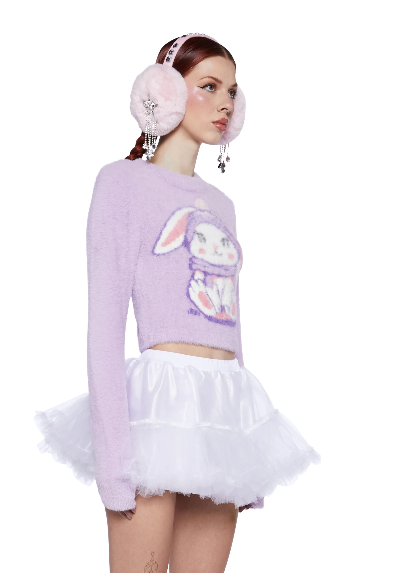 Fluffy Footprints Knit Sweater - Image 3