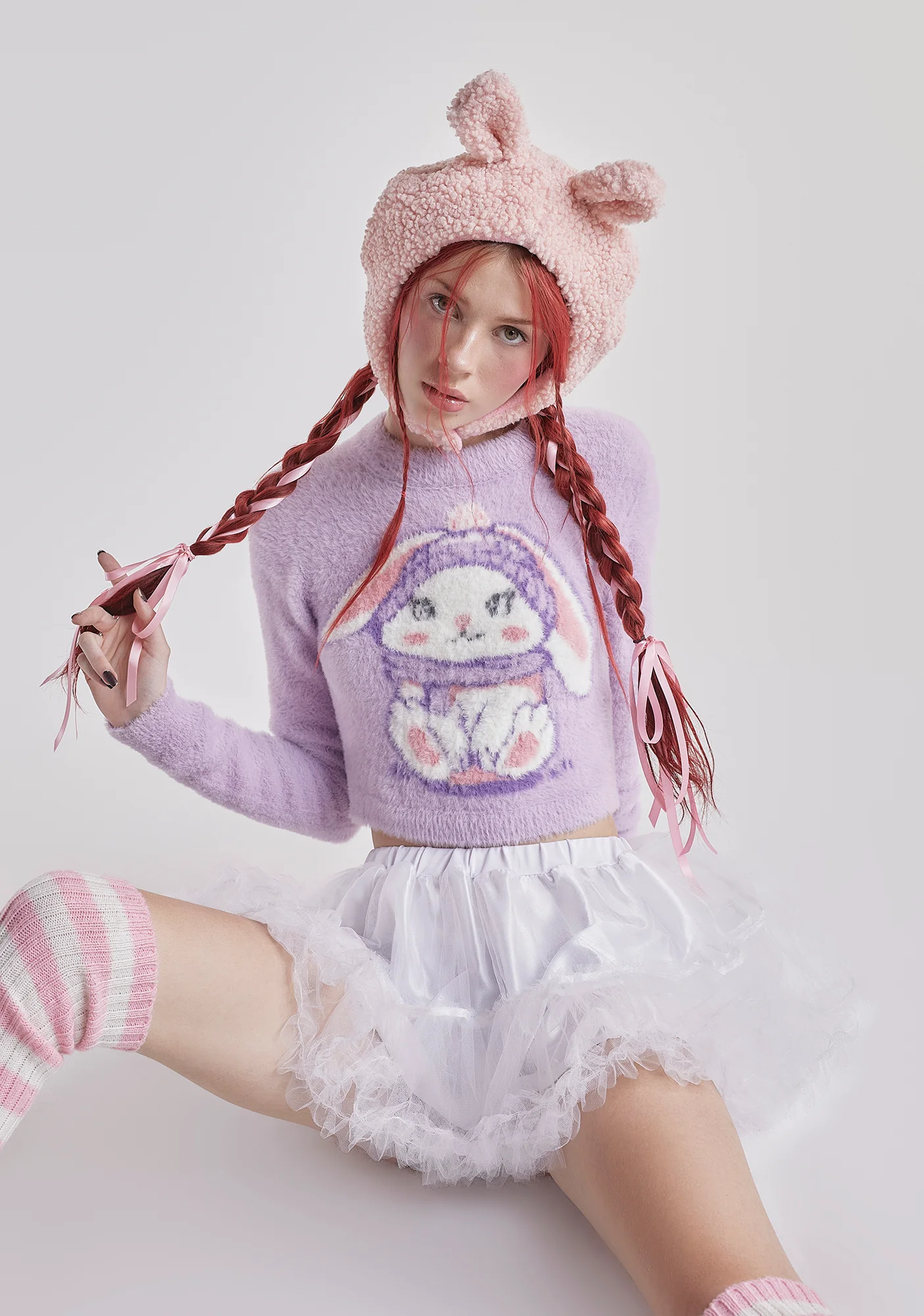 Fluffy Footprints Knit Sweater - Image 6