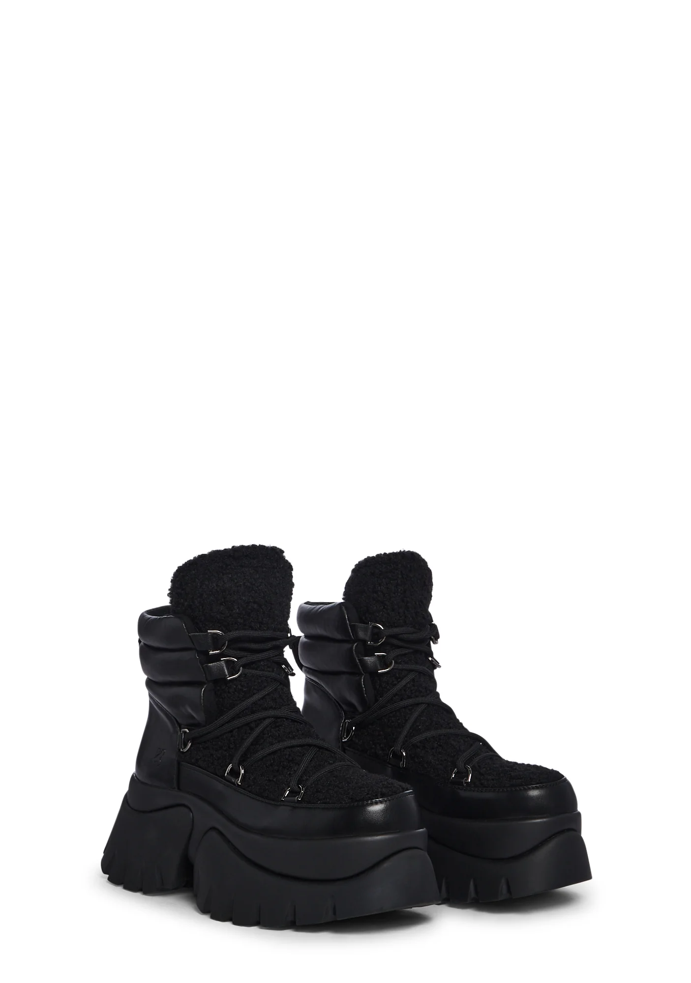 Fluffy Vilun Platform Boots - Image 4