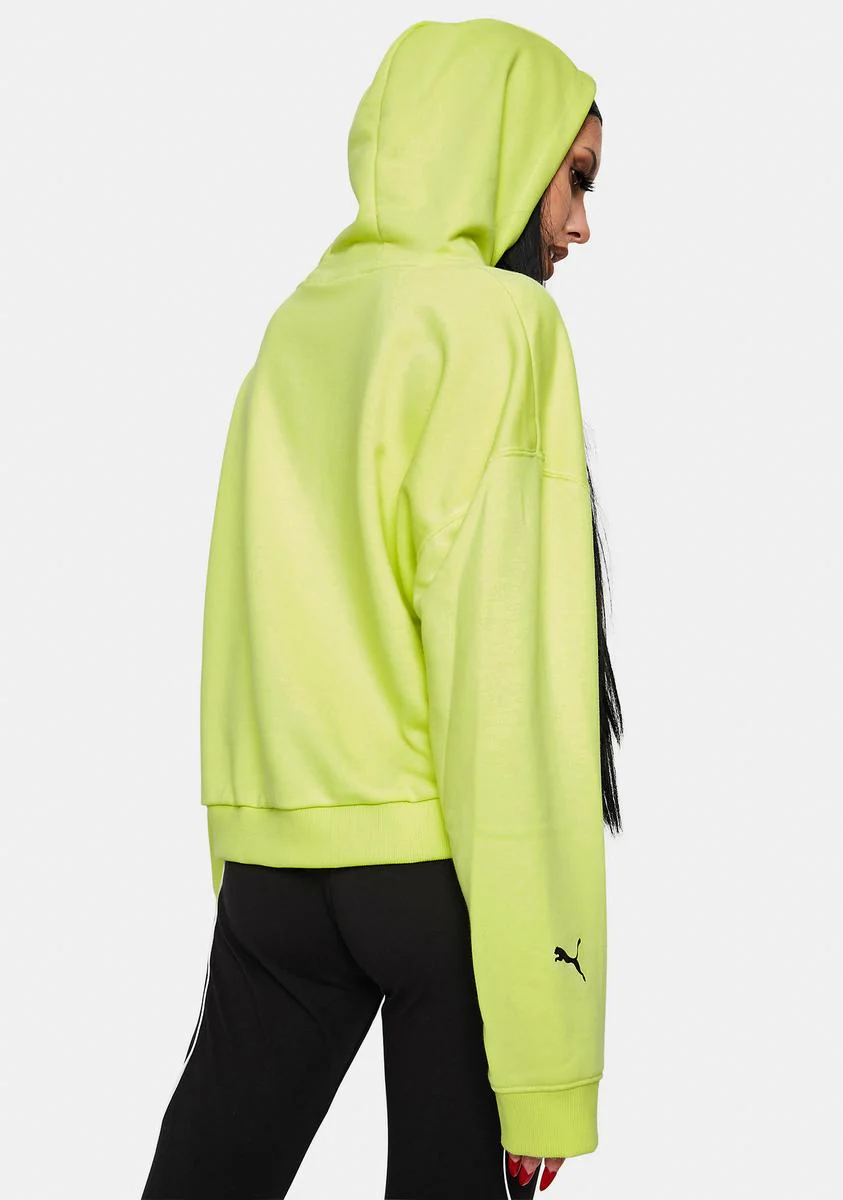 Fluo Yellow BMW M Motorsport Street Hoodie - Image 4