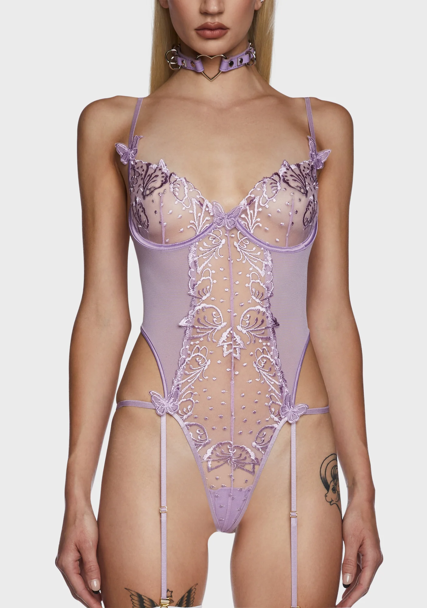 Flutter Away Teddy - Lilac - Image 2