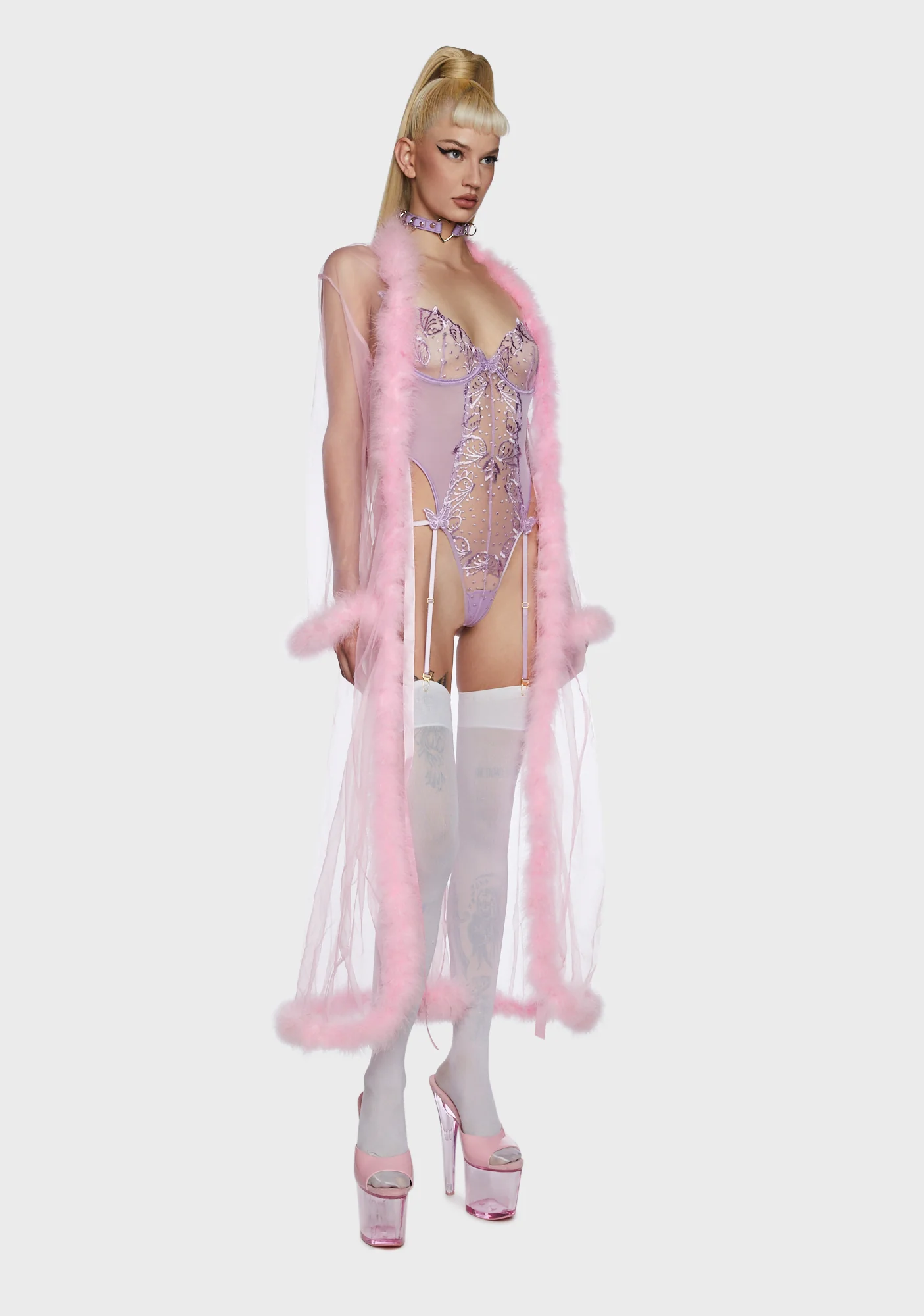 Flutter Away Teddy - Lilac - Image 5