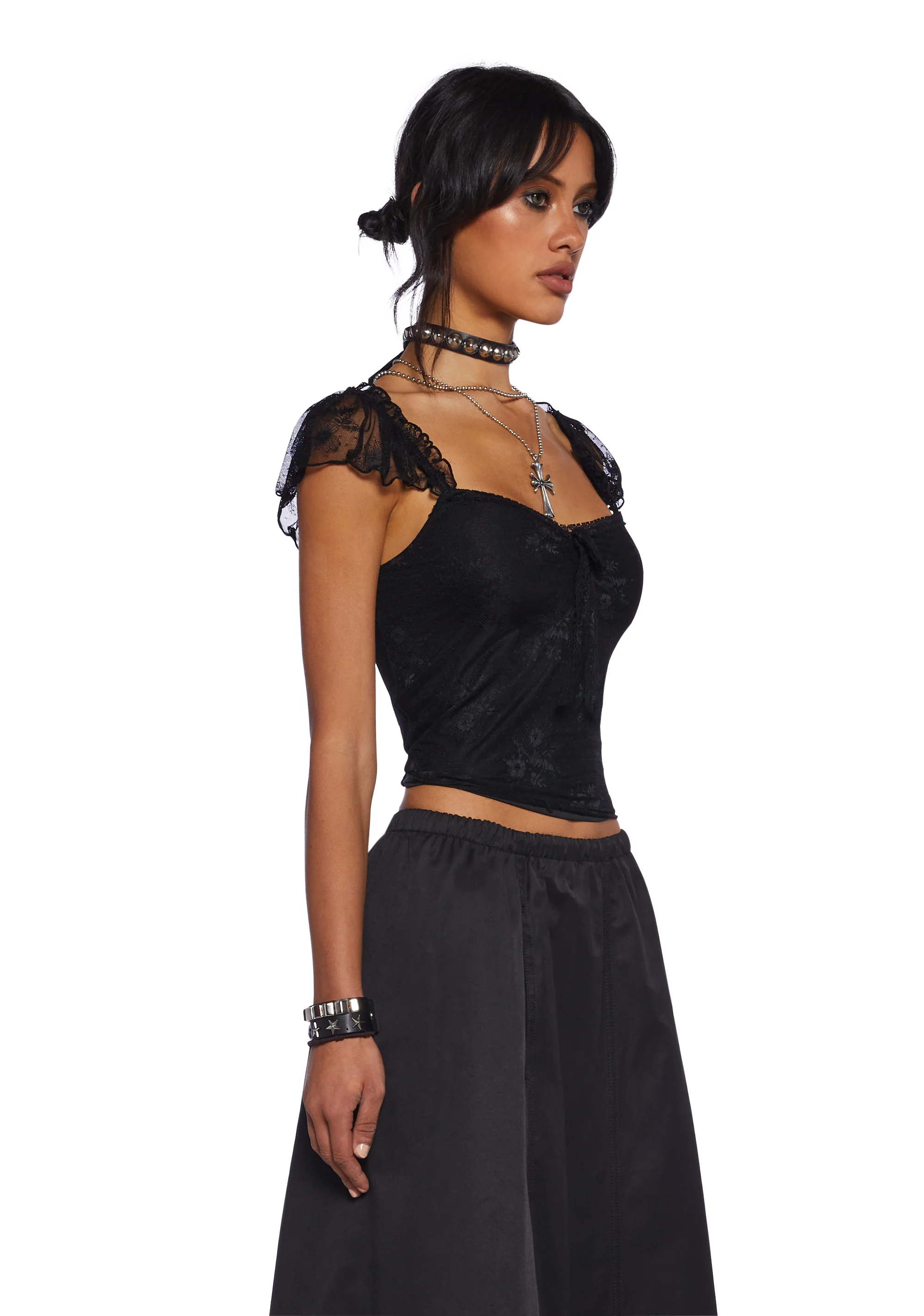 Flutter Spells Lace Top - Image 4