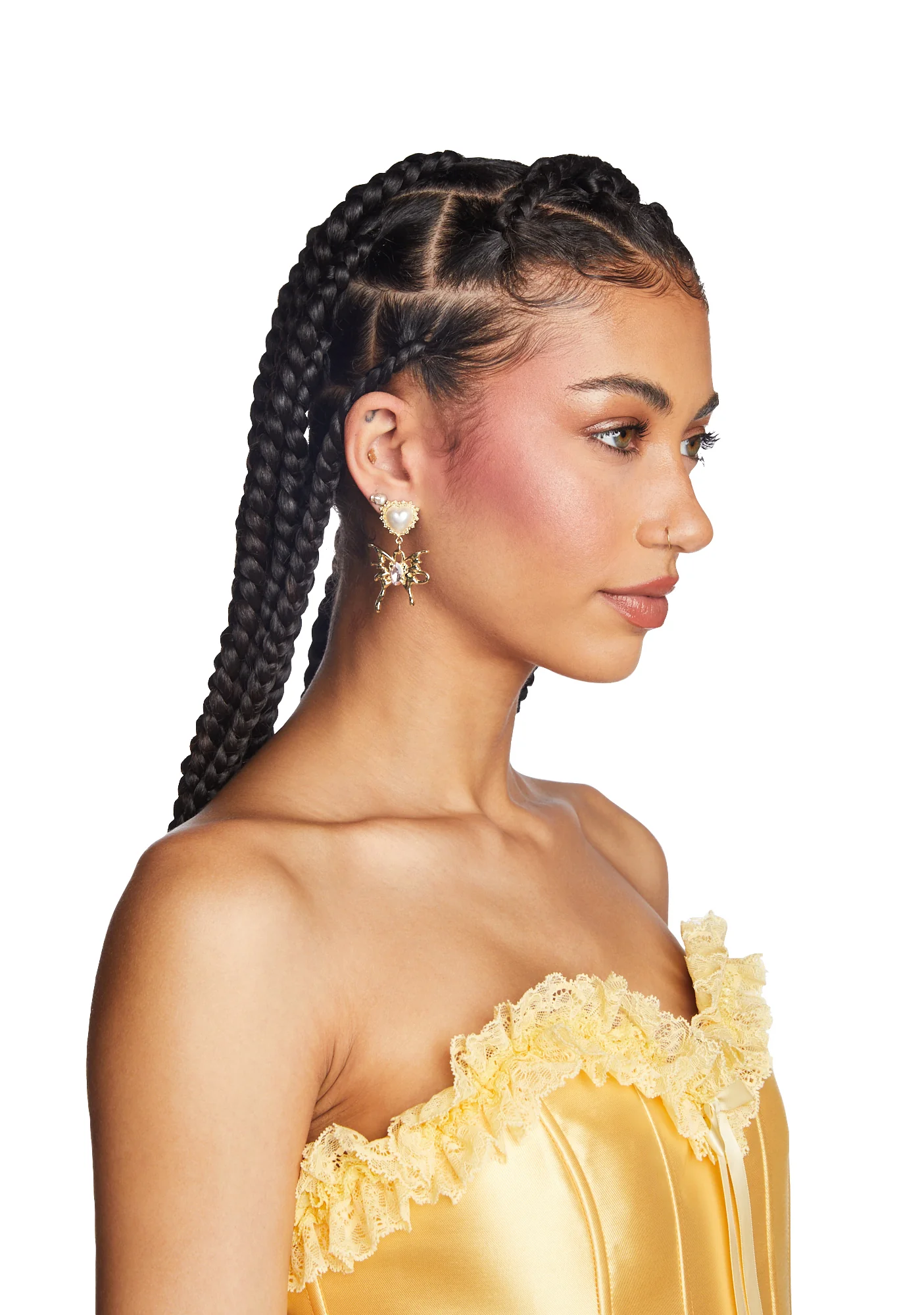 Fluttered Notes Drop Earrings - Image 3