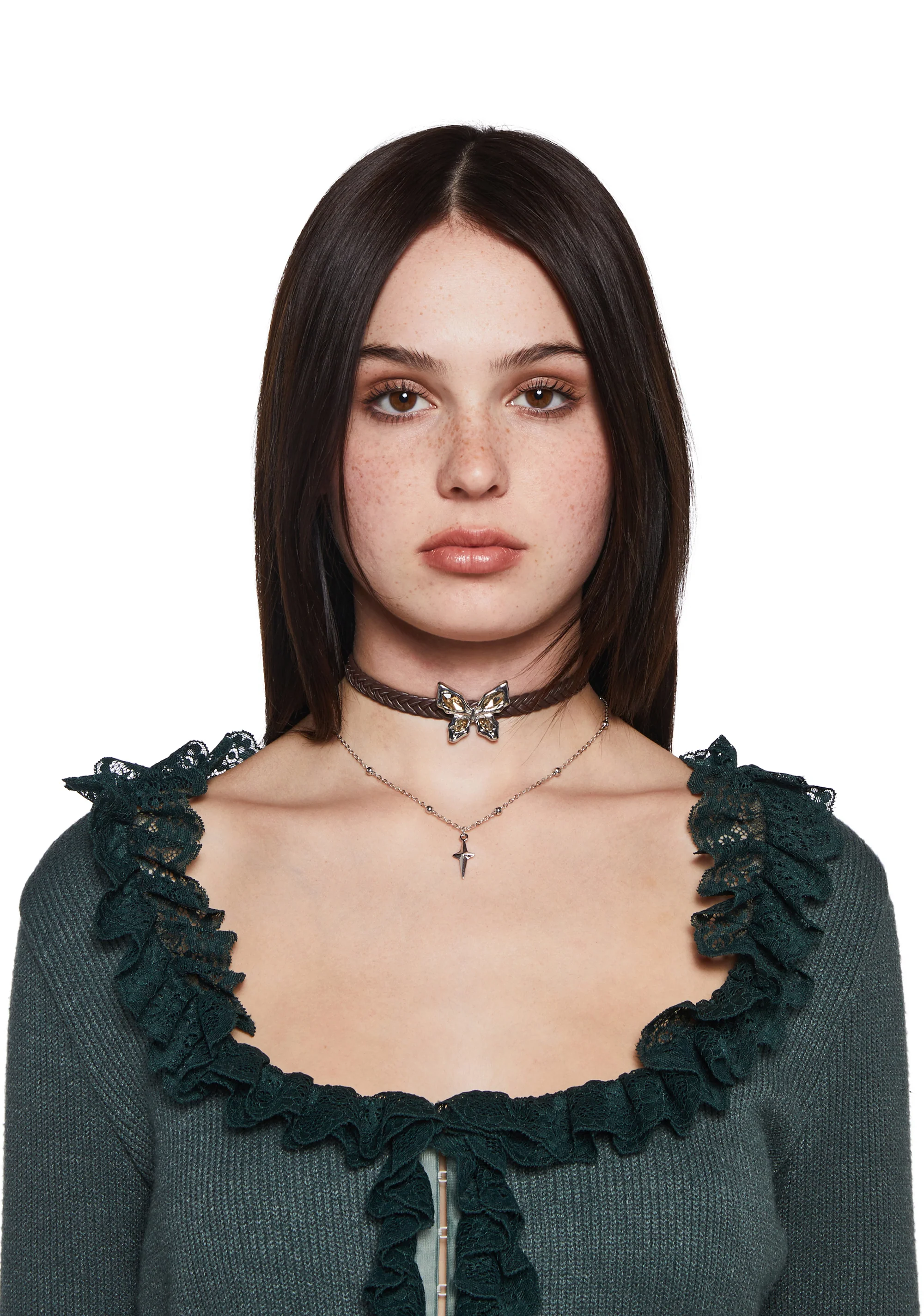 Fluttering Destiny Layered Necklace - Image 4