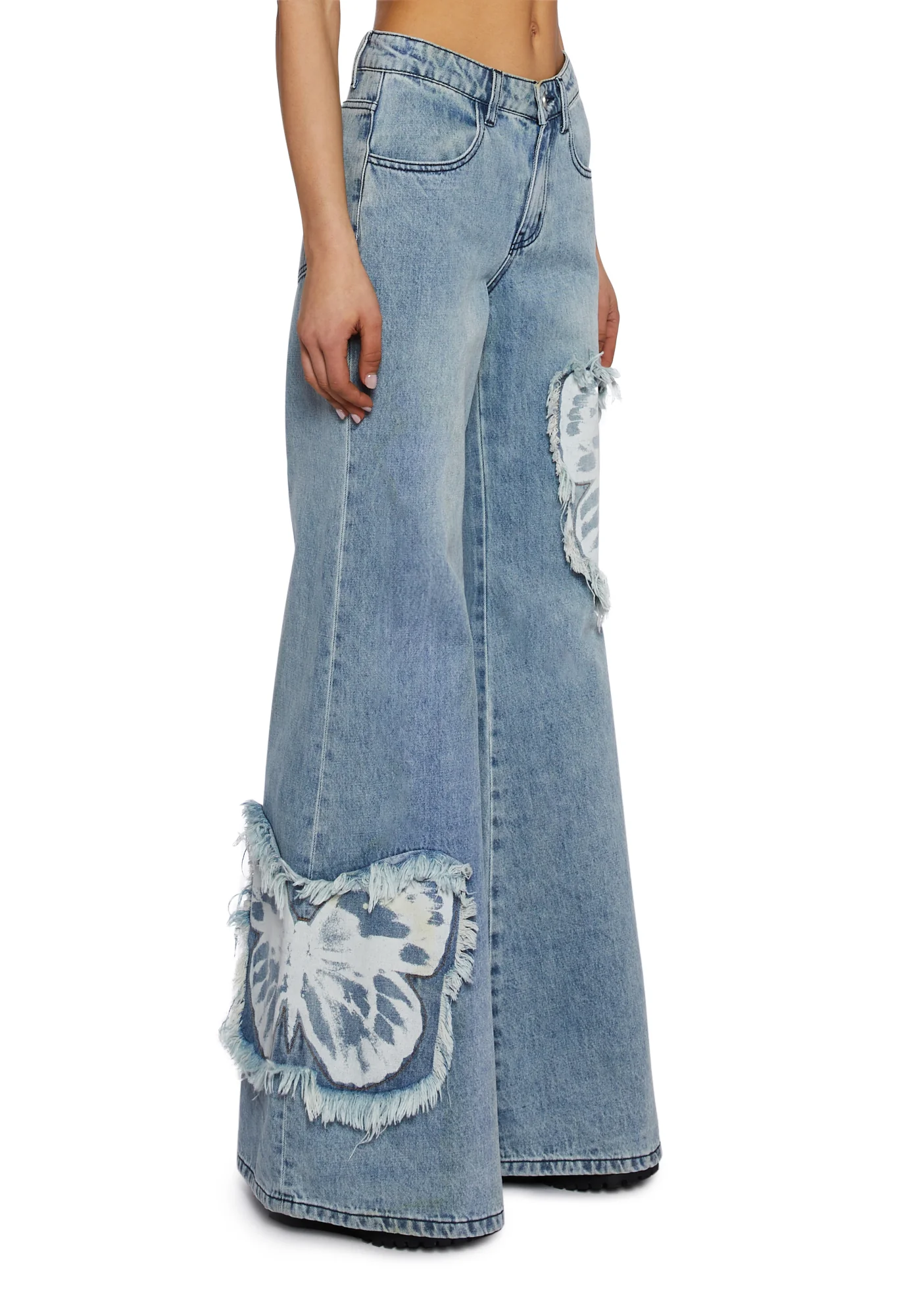Fluttering Muse Wide Leg Jeans - Image 3