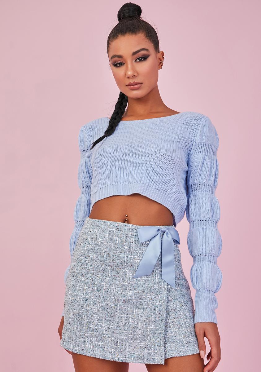 Fly Me To Paris Tweed Skort - Image 2