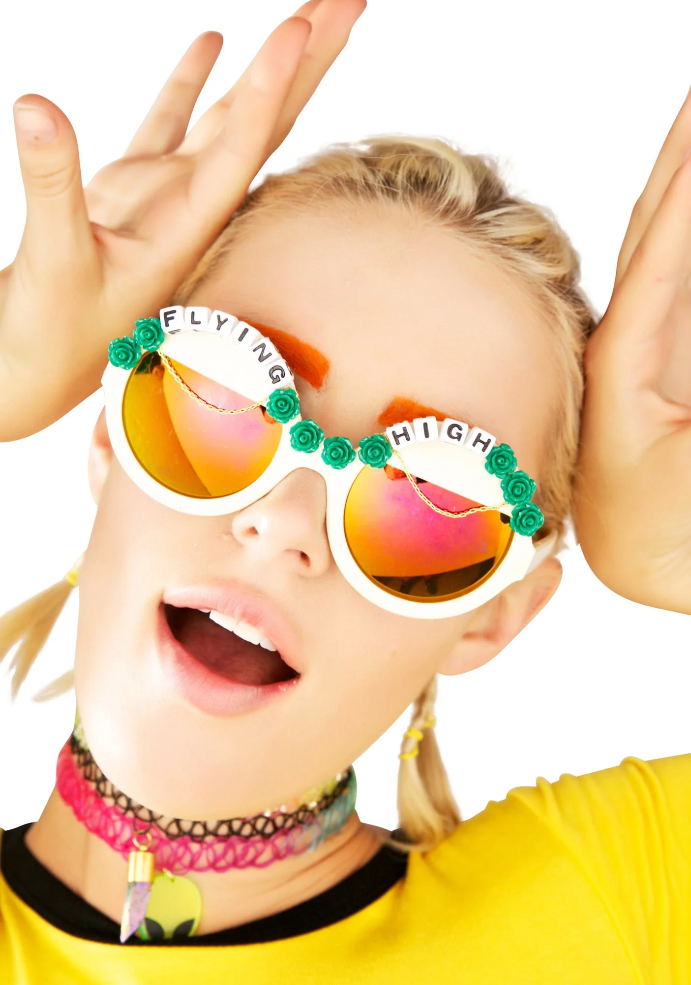 Flying High Sunglasses - Green - Image 3