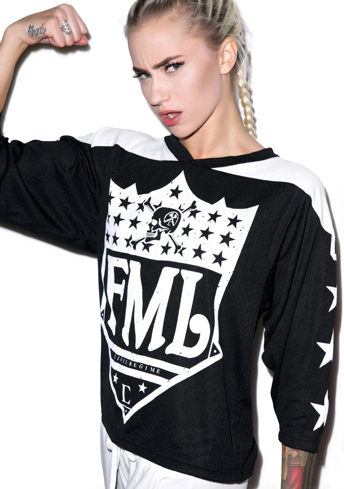 FML Hockey Jersey - White - Image 4