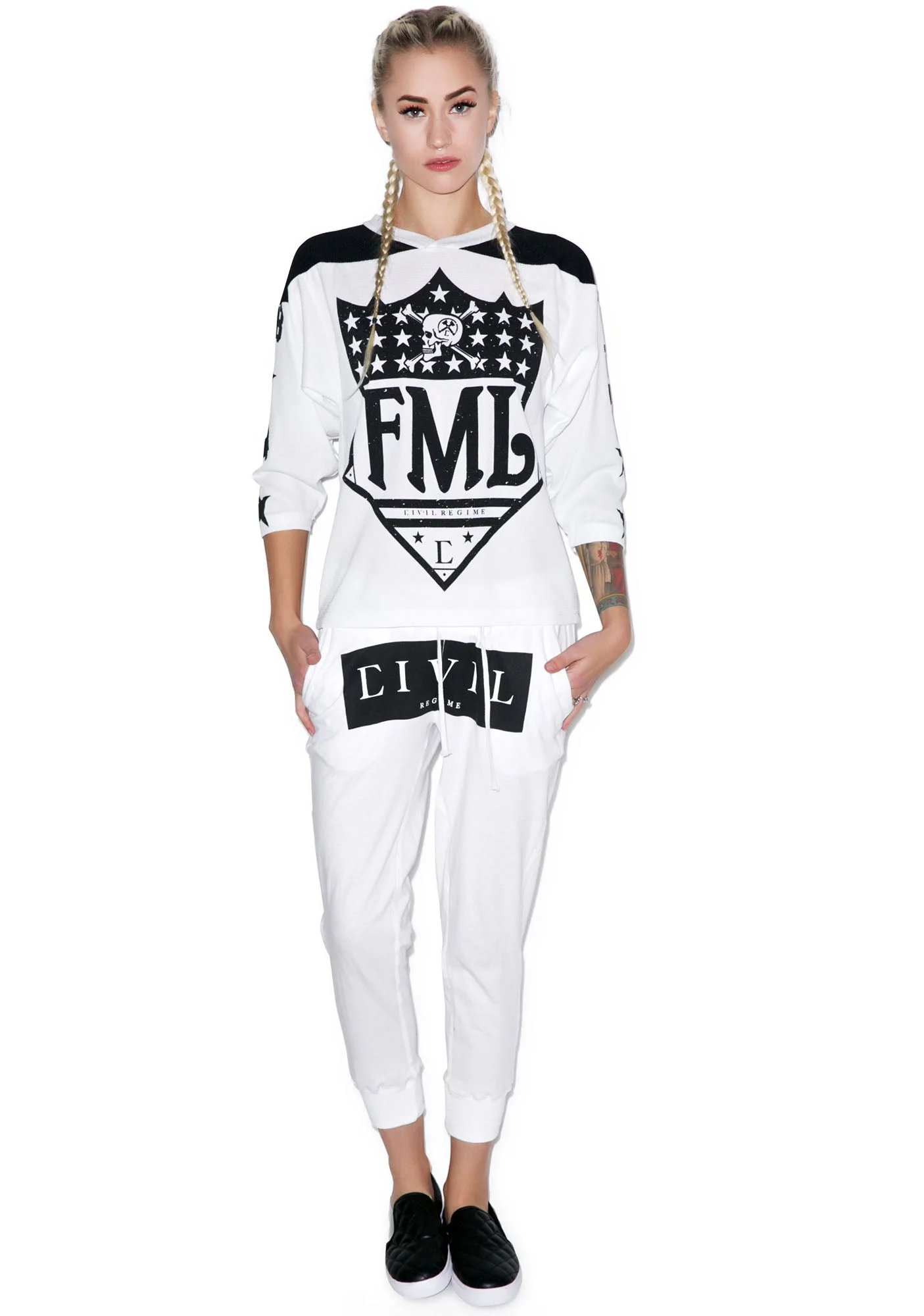 FML Hockey Jersey - White - Image 6