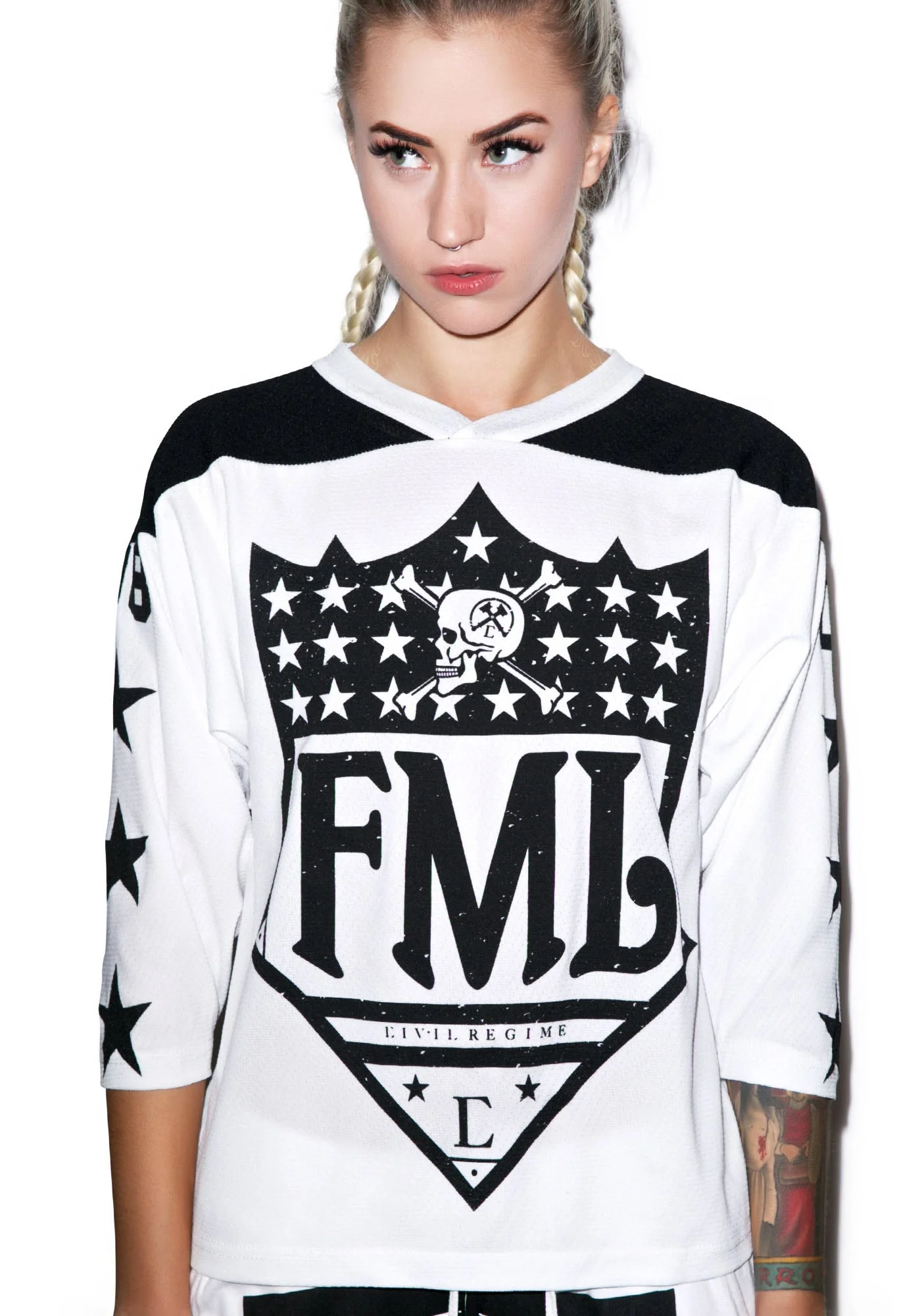 FML Hockey Jersey - White - Image 7