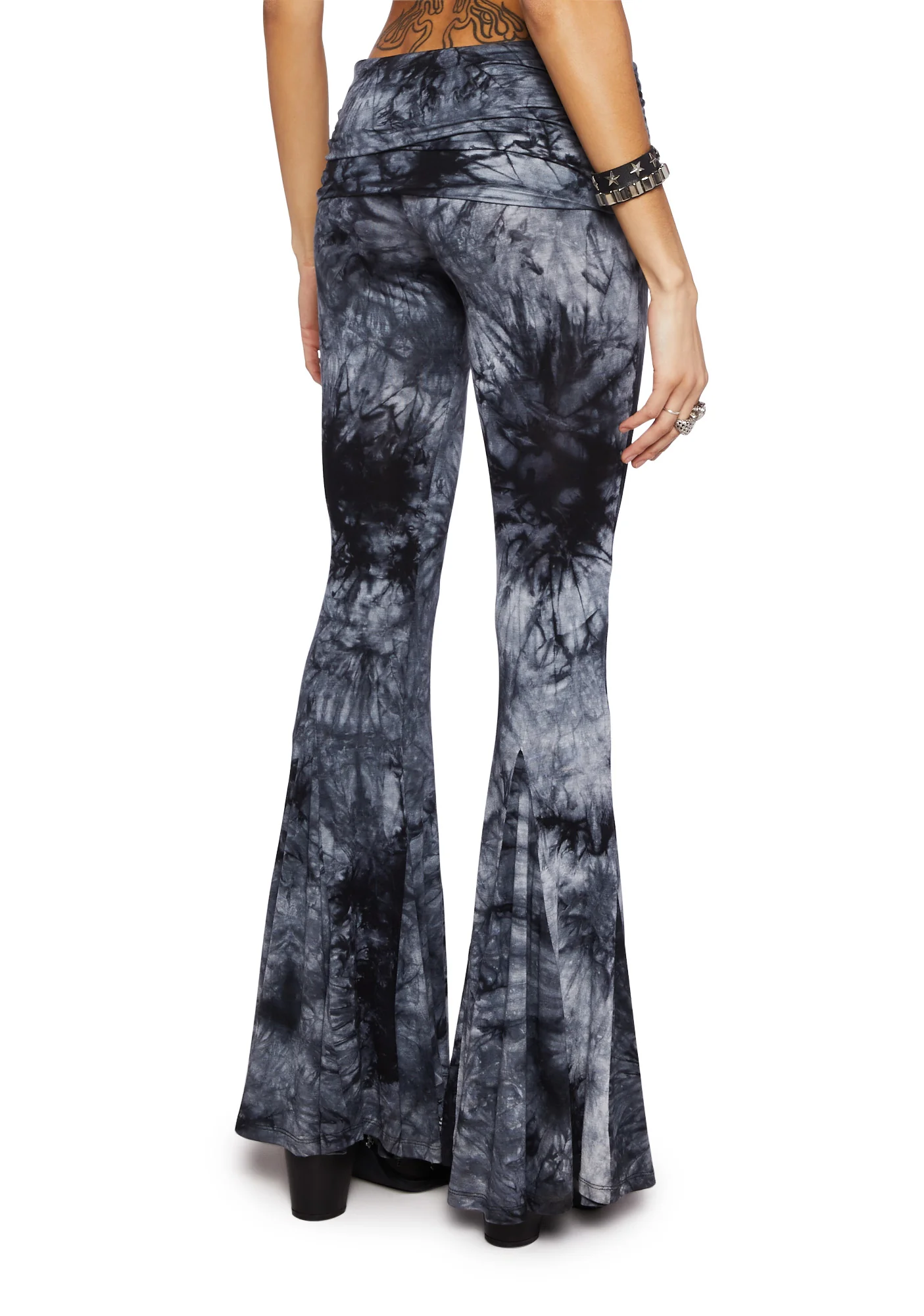 Dew Morning Flare Pants- Grey - Image 5