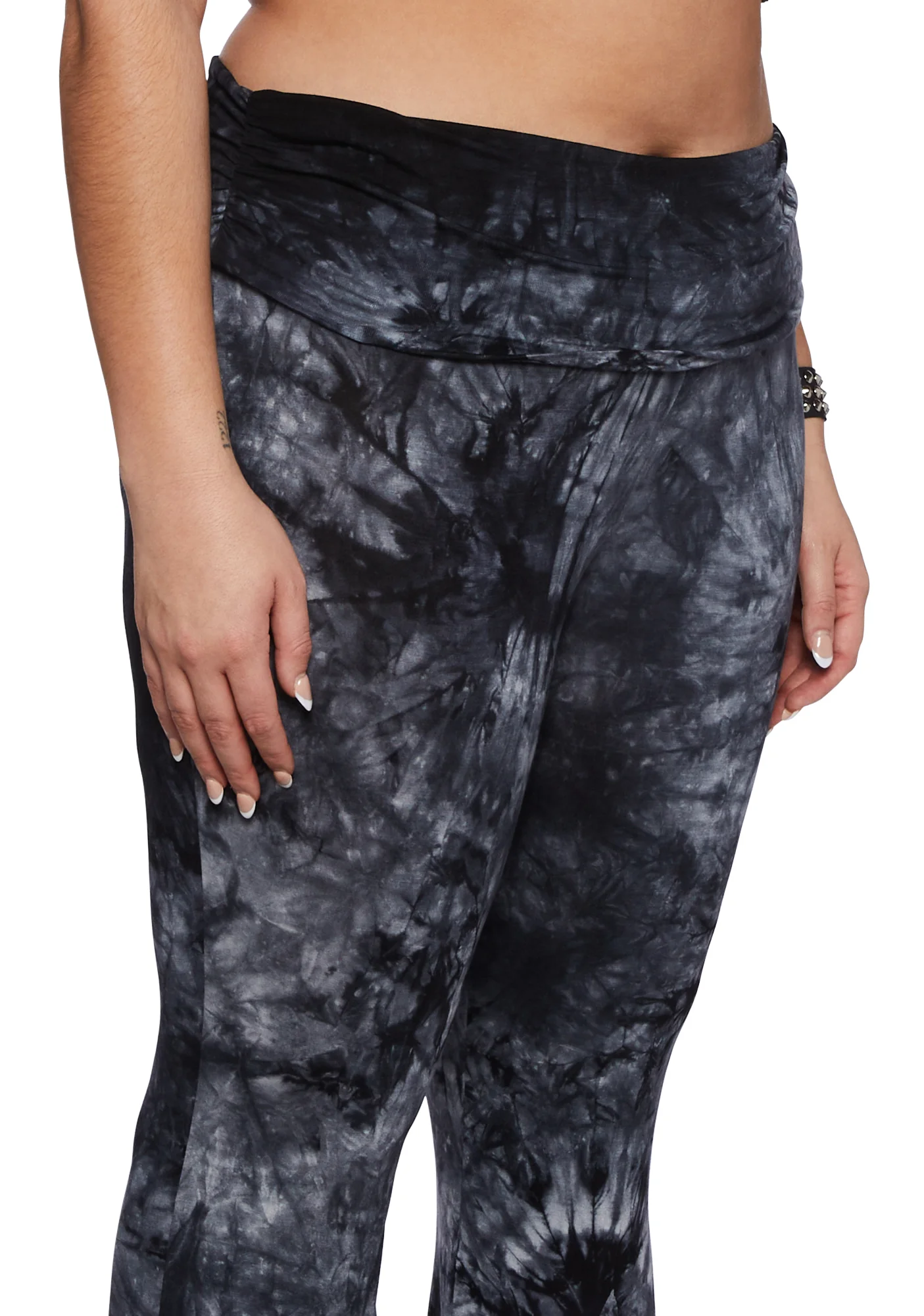 Plus Dew Morning Flare Pants- Grey - Image 5