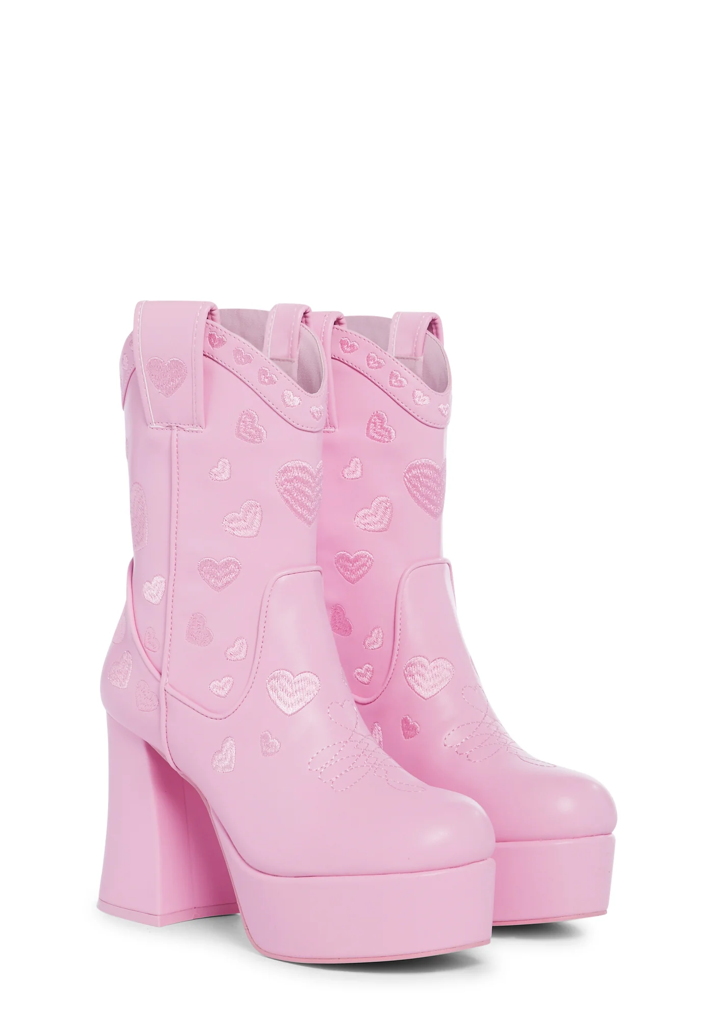 Follow The Sunset Cowboy Boots - Pink - Image 3