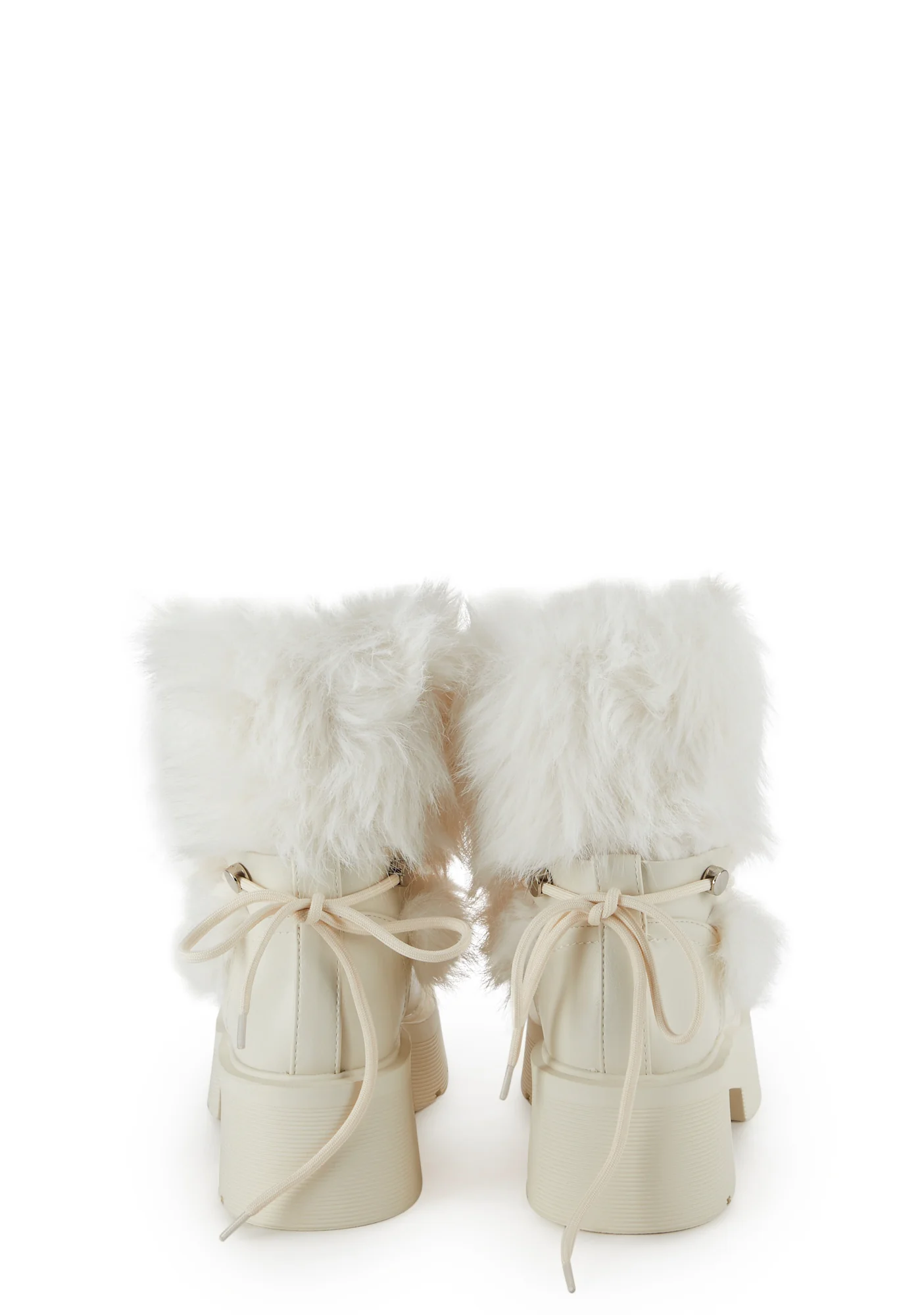 Forbes-1 Platform Boots-White - Image 4