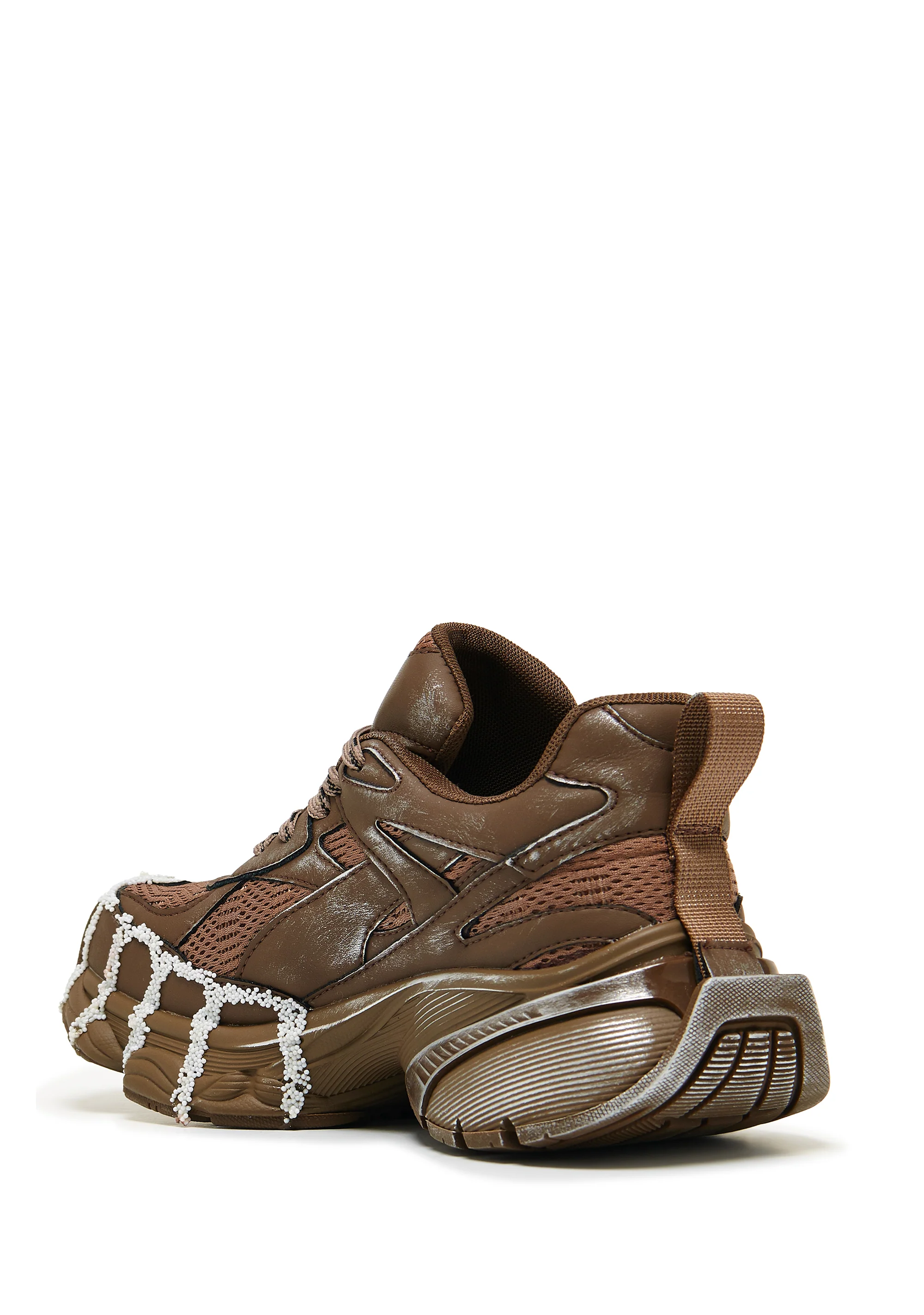 Forest Lines Mega Chunky Trainers - Khaki - Image 5