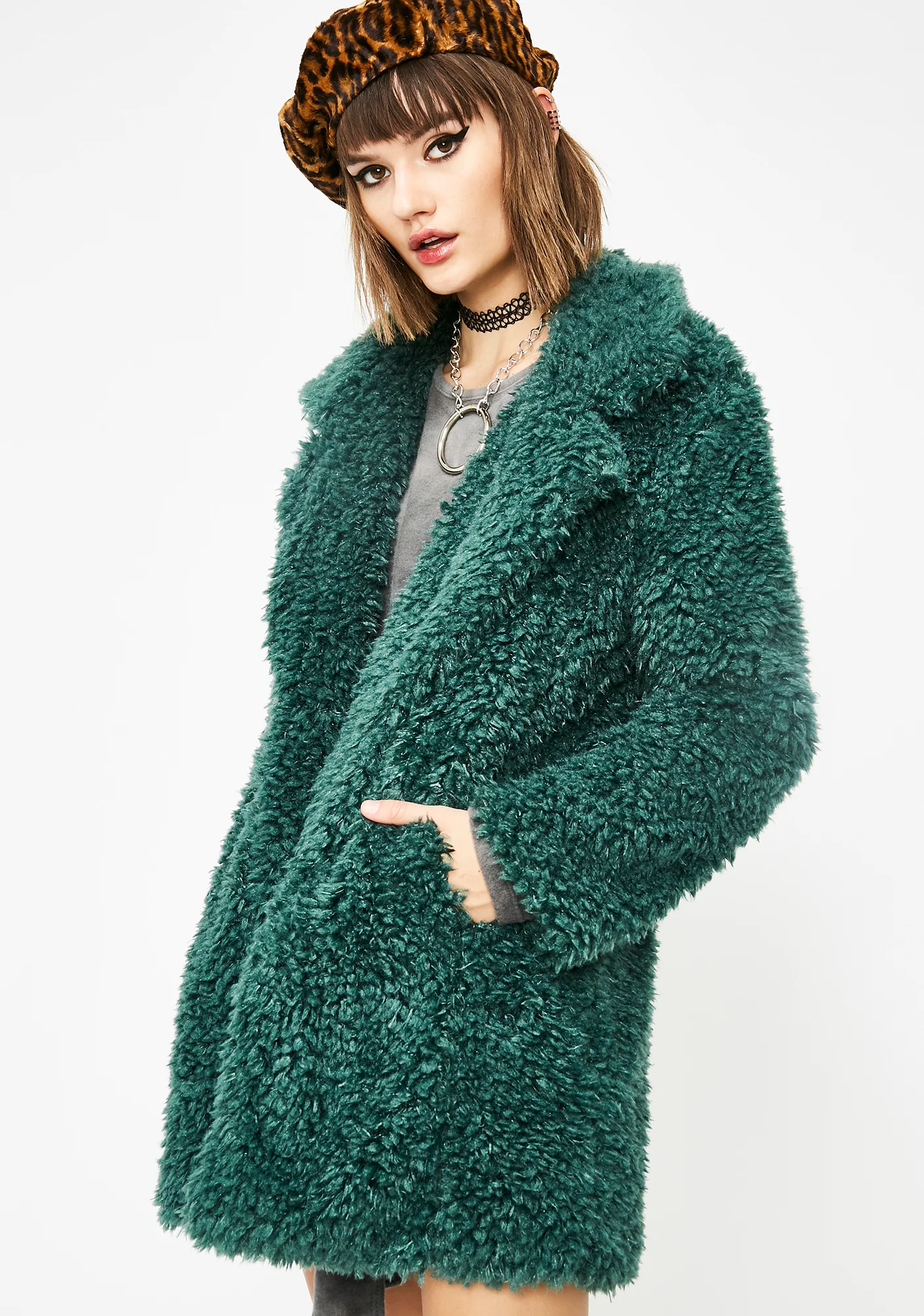Forest Wanderer Fuzzy Coat - Image 2