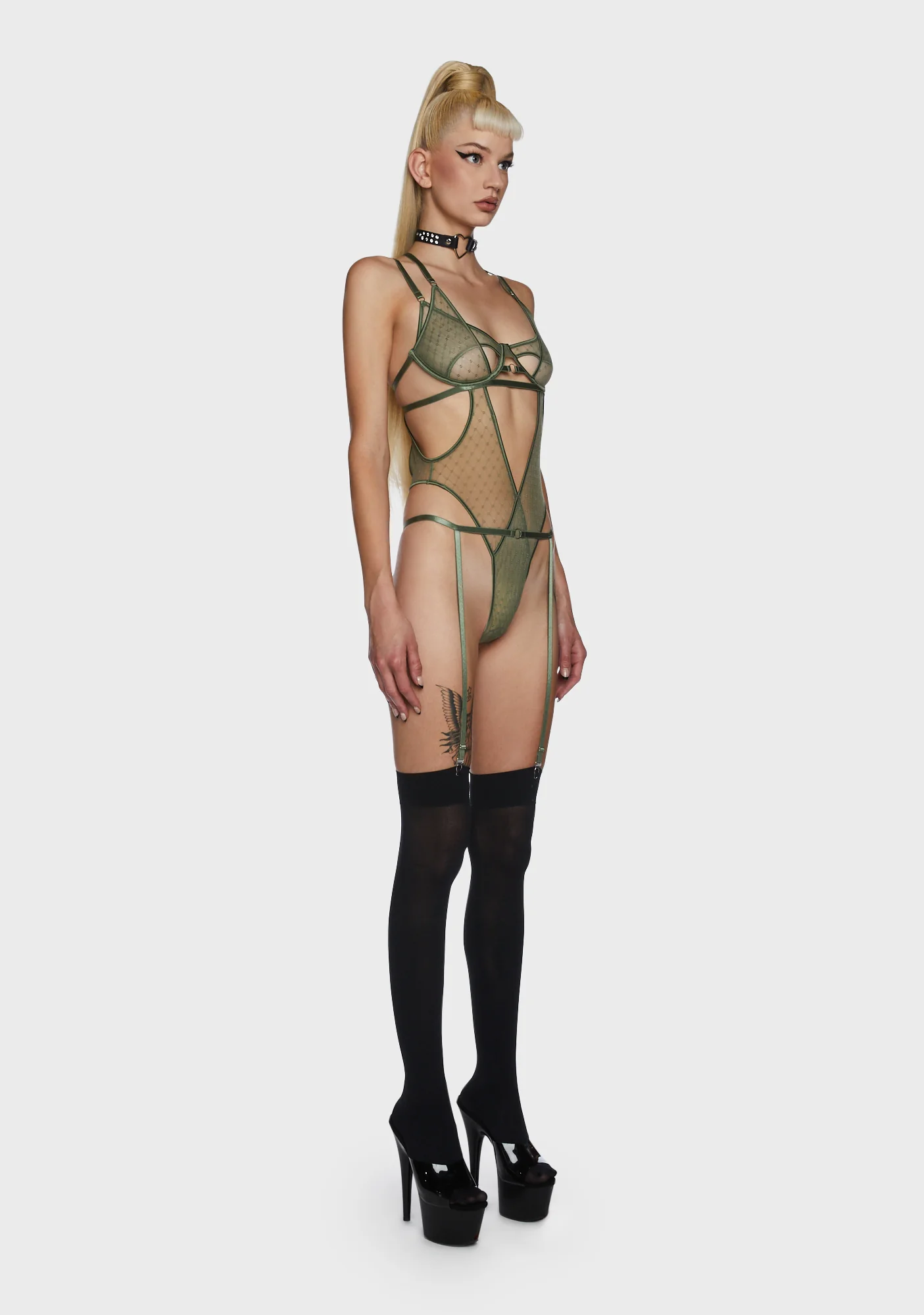 Forever Potential Mesh Lingerie Set - Image 3