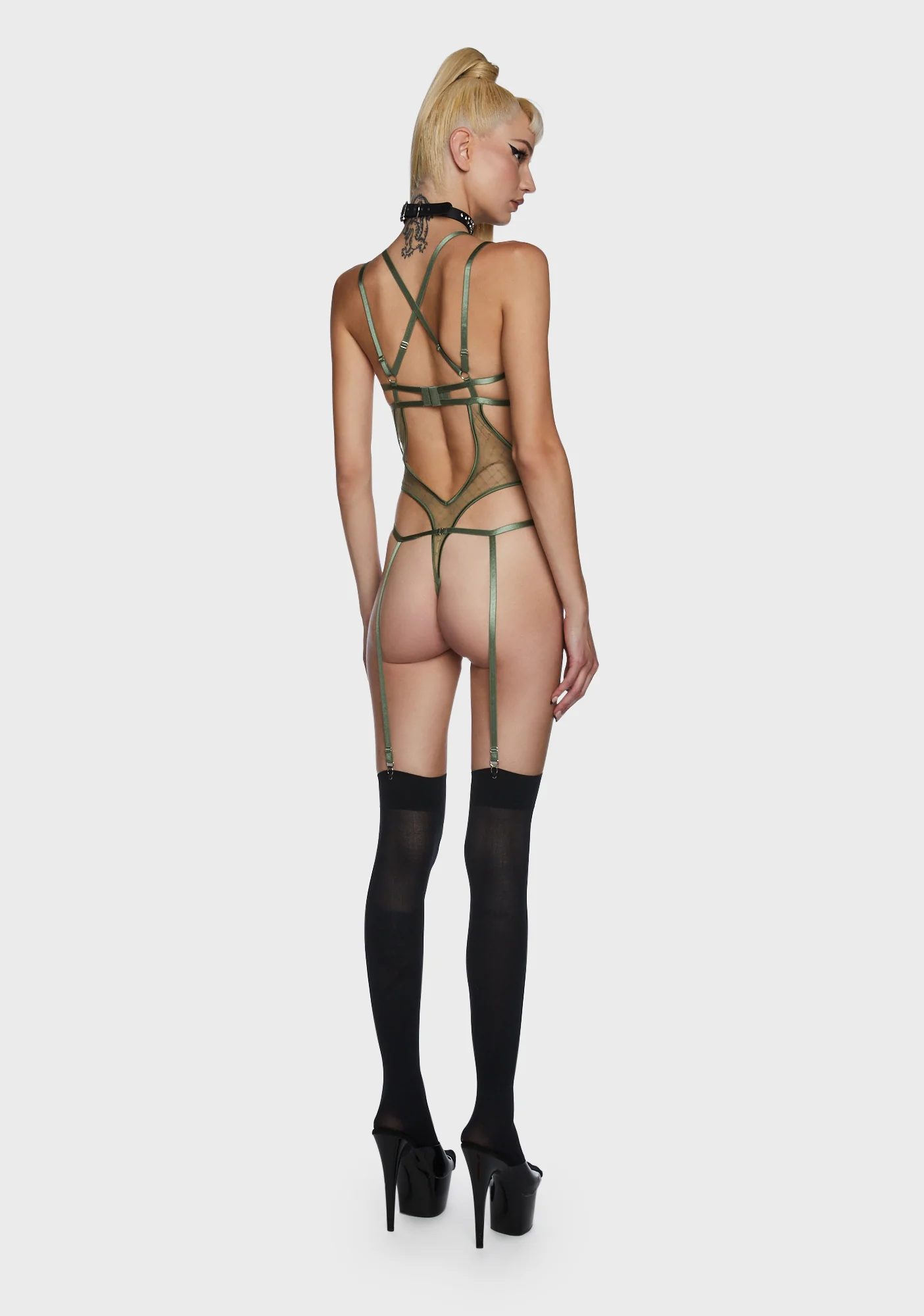 Forever Potential Mesh Lingerie Set - Image 4