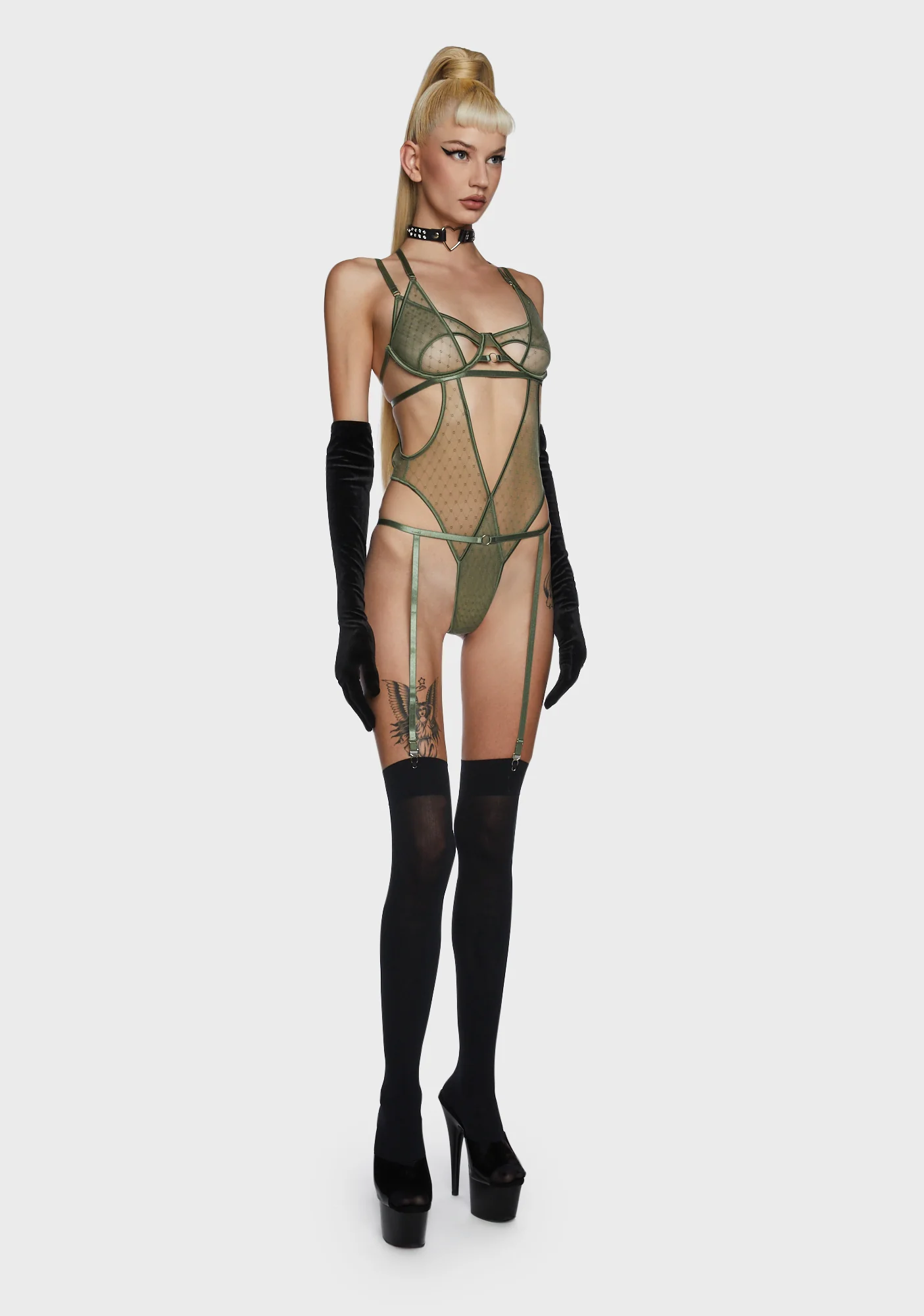 Forever Potential Mesh Lingerie Set - Image 5