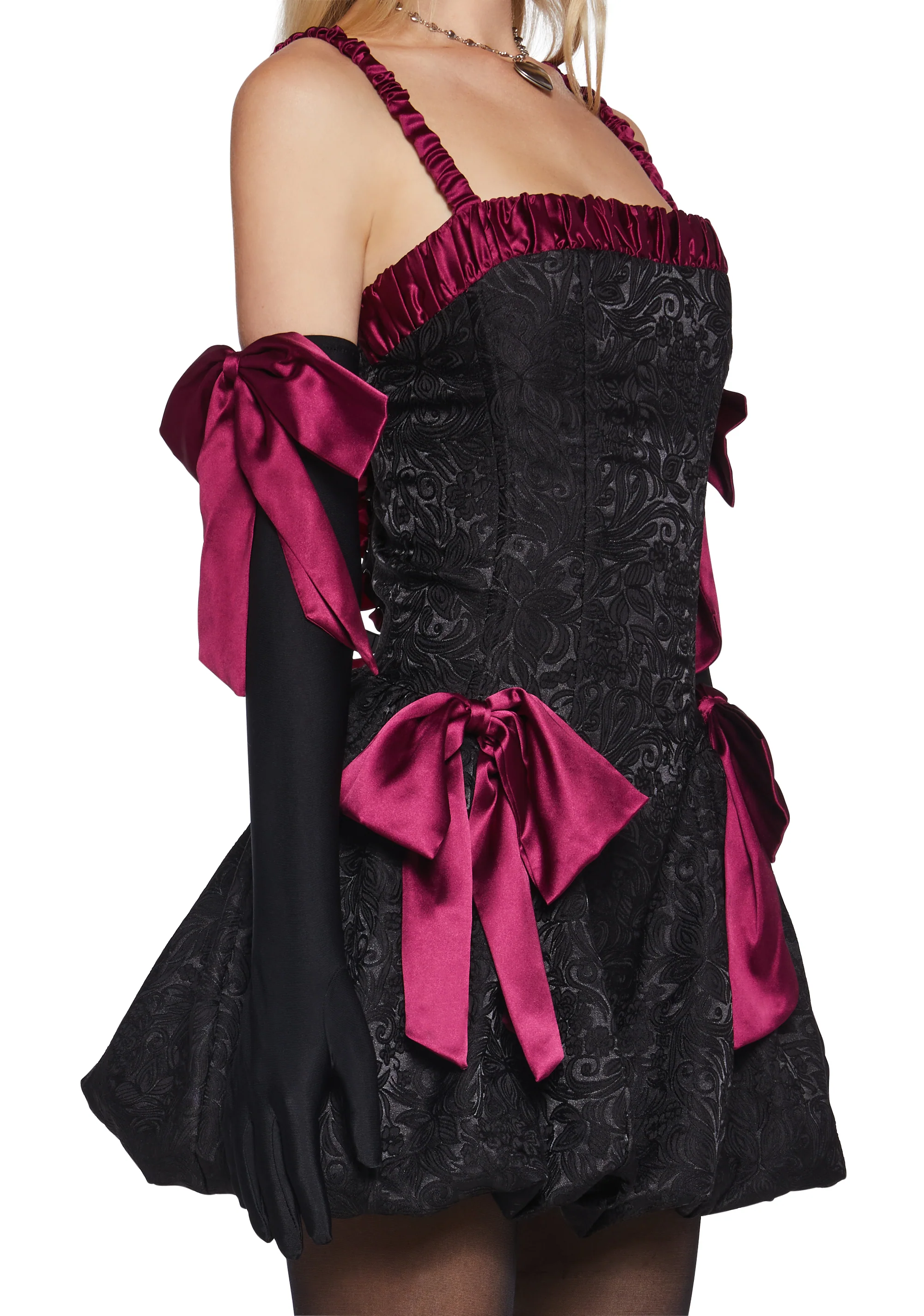 Forever Promise Mini Dress And Gloves Set - Image 5