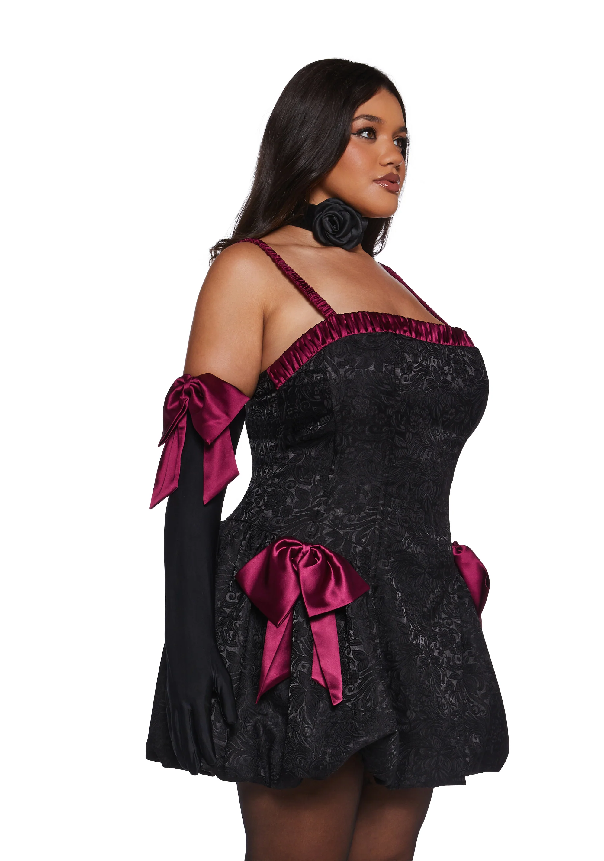 Forever Promise Mini Dress And Gloves Set - Image 8