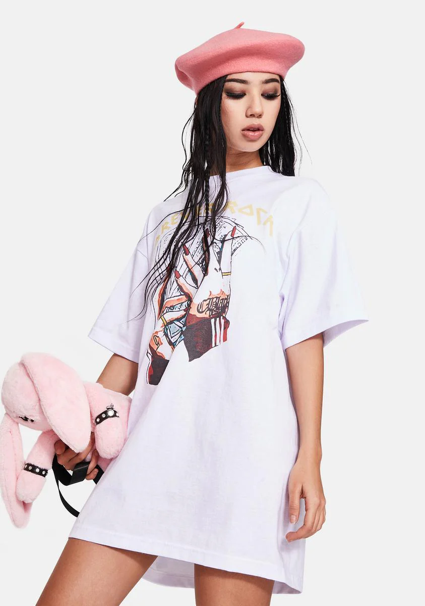 Forever Rock Oversized Graphic Tee - Image 2