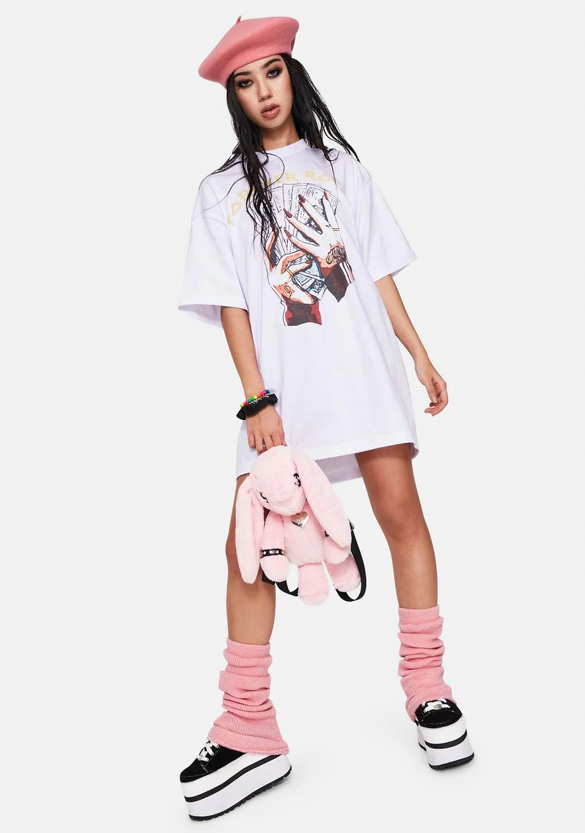 Forever Rock Oversized Graphic Tee - Image 3