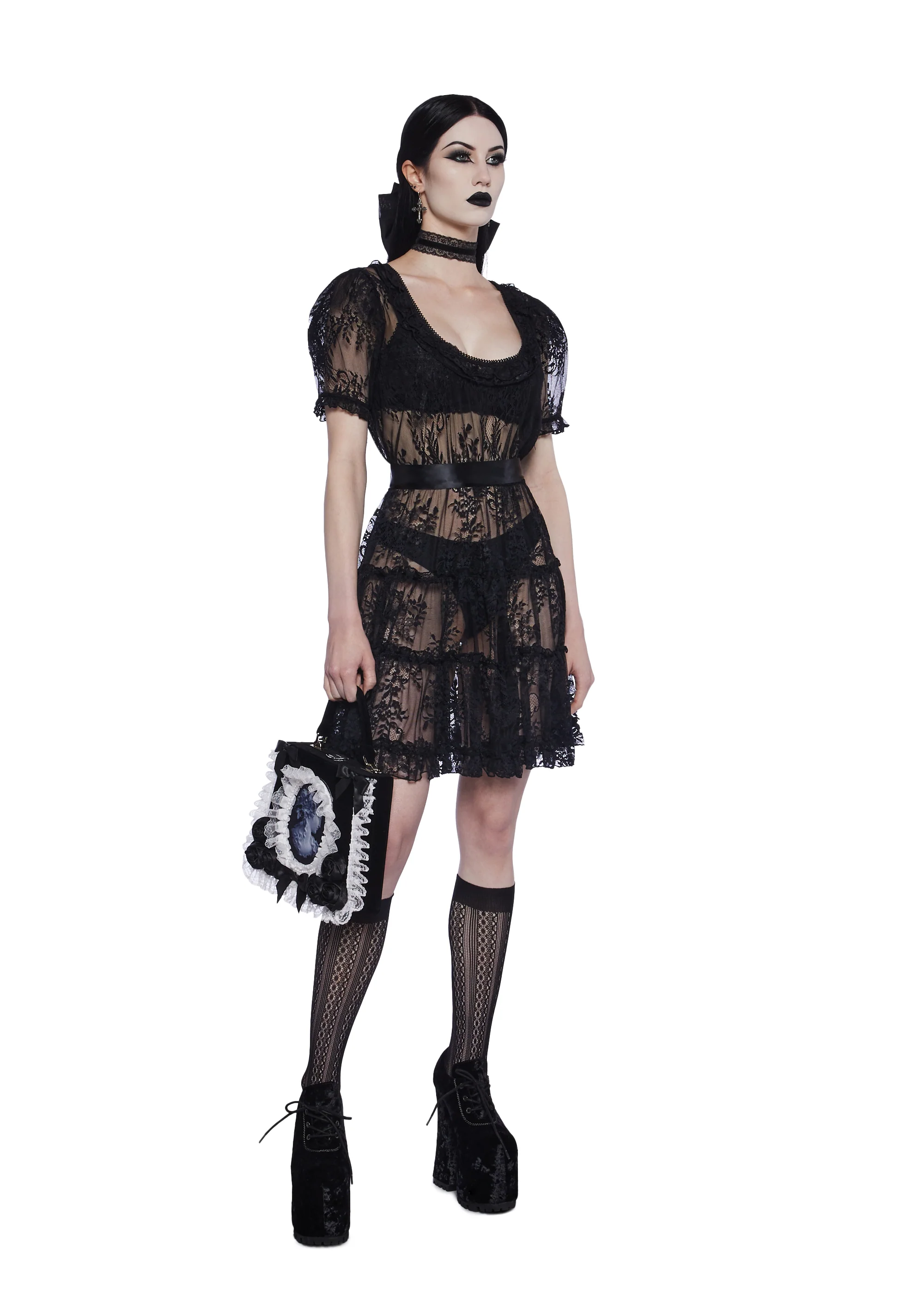 Forlorn Loveliness Mini Dress - Image 2
