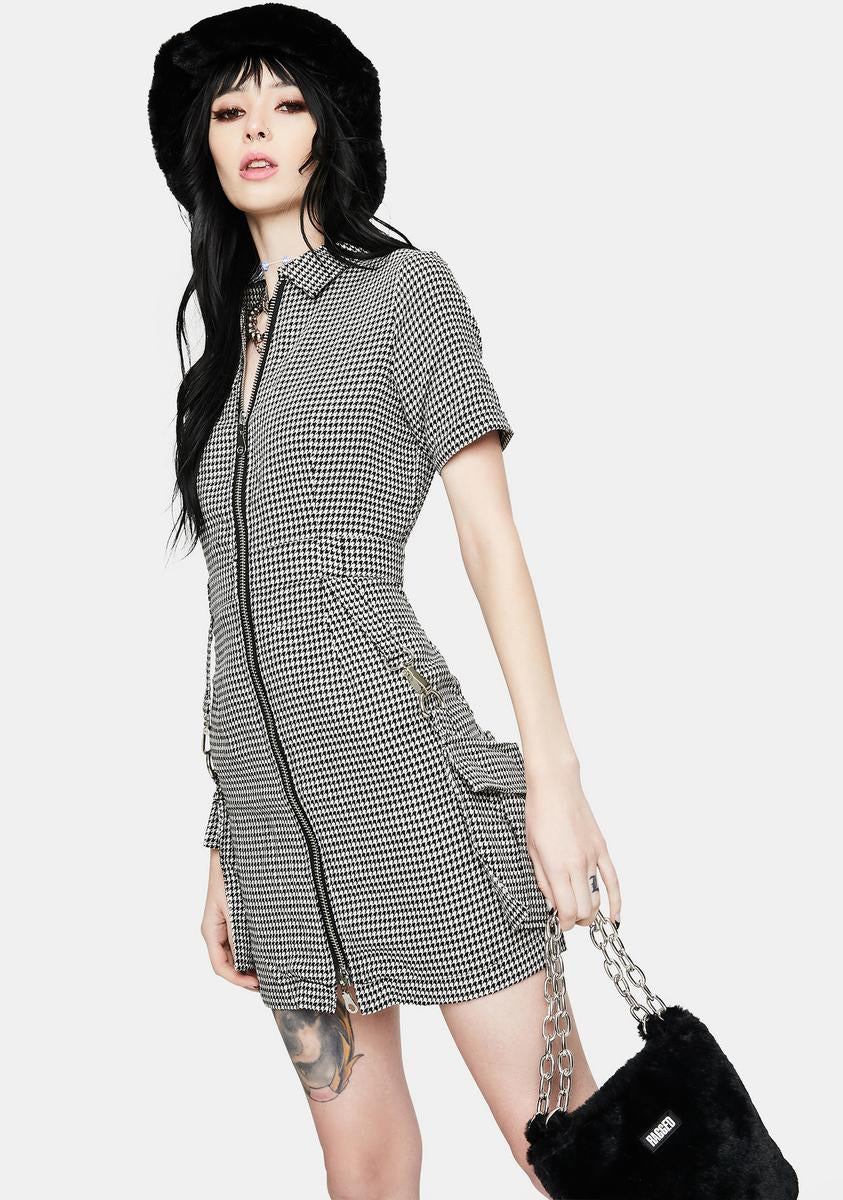 Formation Houndstooth Dress - Image 2