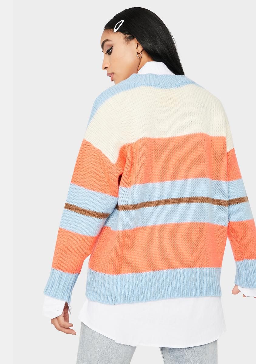 Foxy Fire Striped Sweater - Image 4
