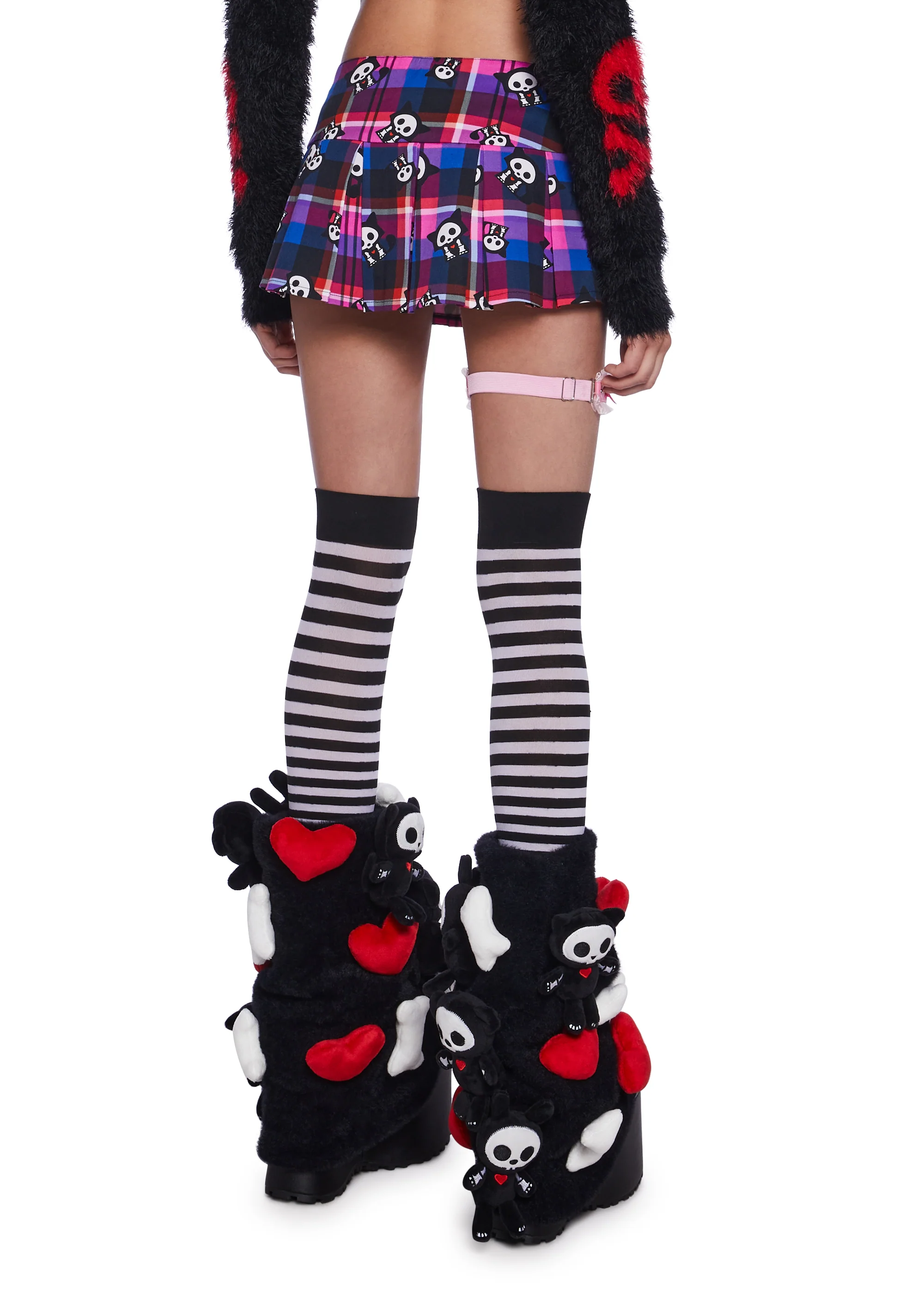 Foxy Plaid Mini Skirt - Image 4