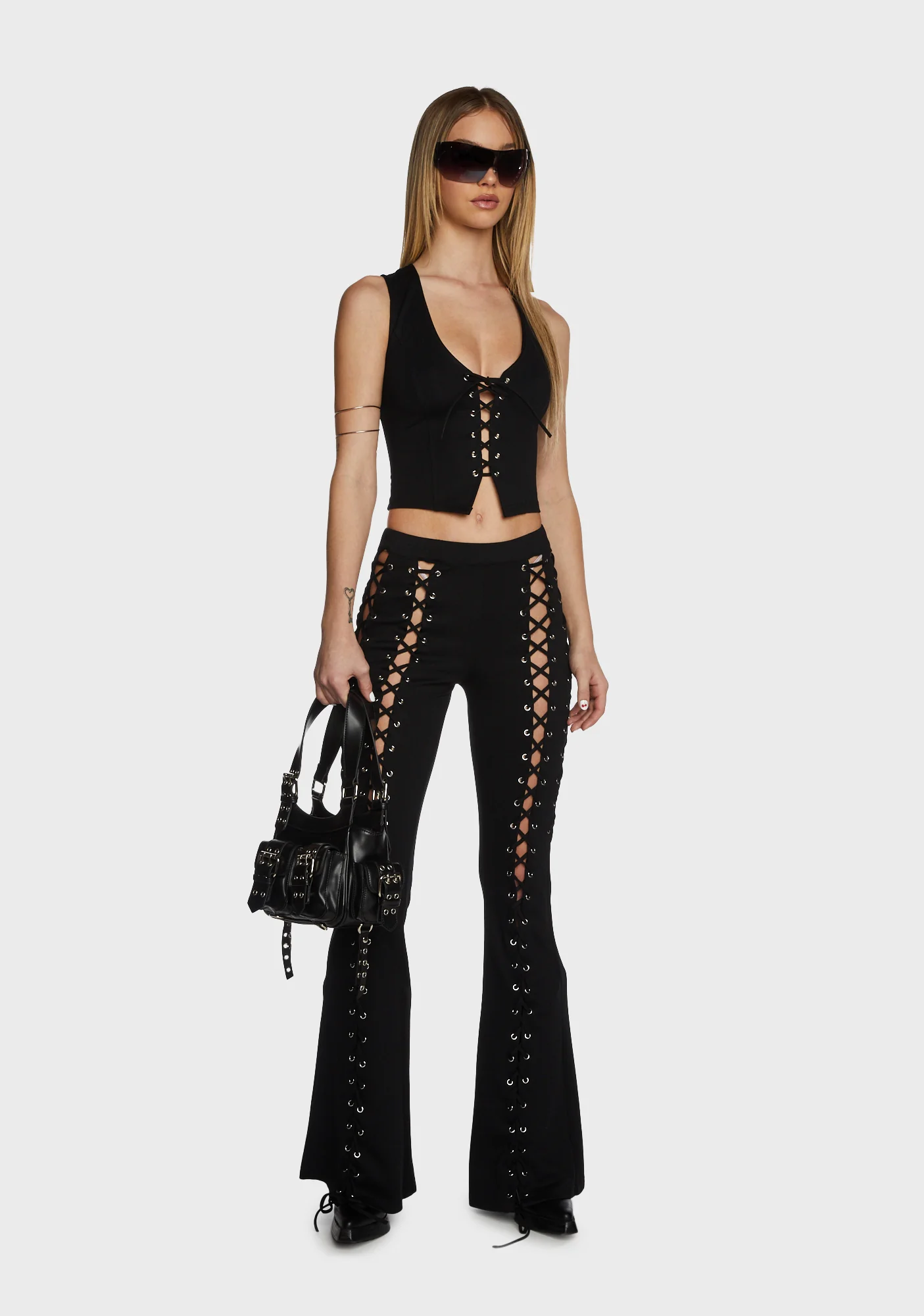 Foxy Rider Lace-Up Leggings - Image 5