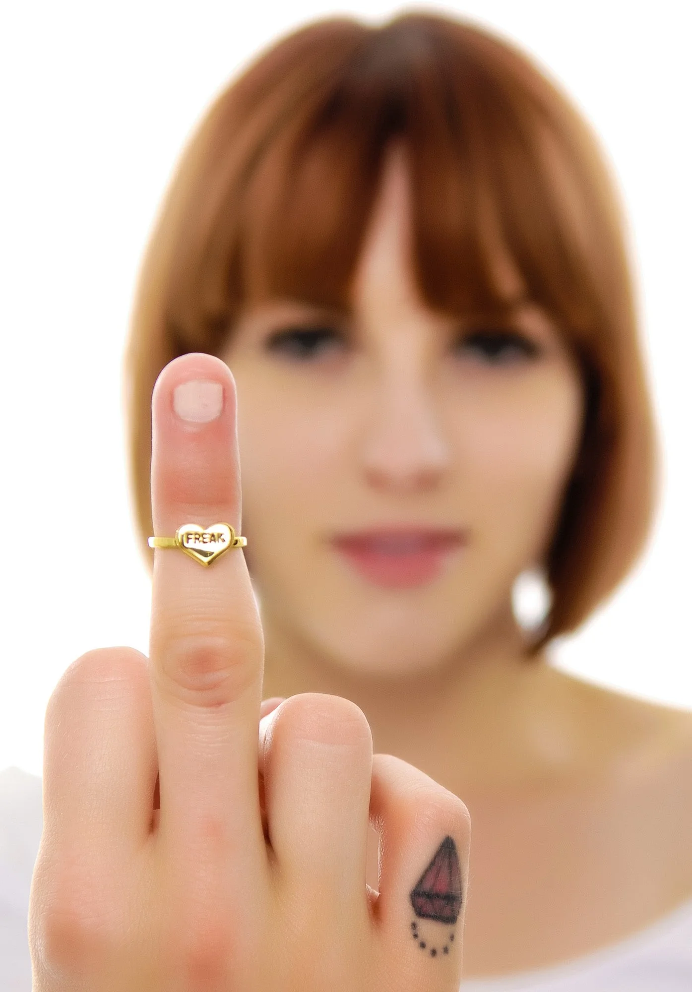 Freak Midi Ring - Gold - Image 6