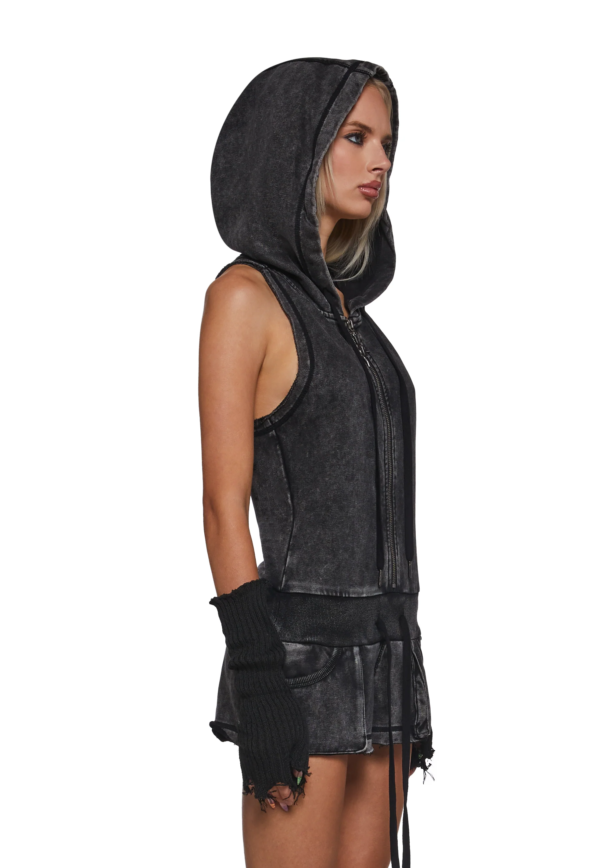 Outro French Terry Romper - Image 3