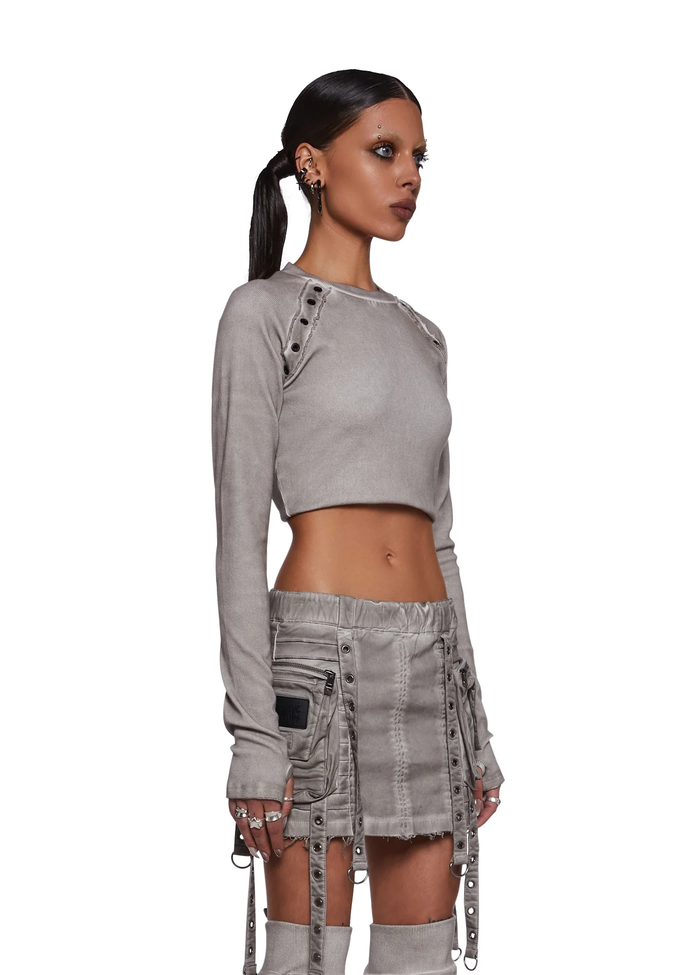 Frequency Raglan Top - Sand - Image 3