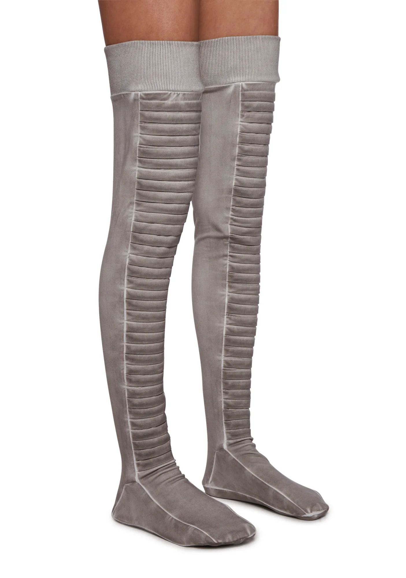 Frequency Thigh High Stockings - Sand - Image 2