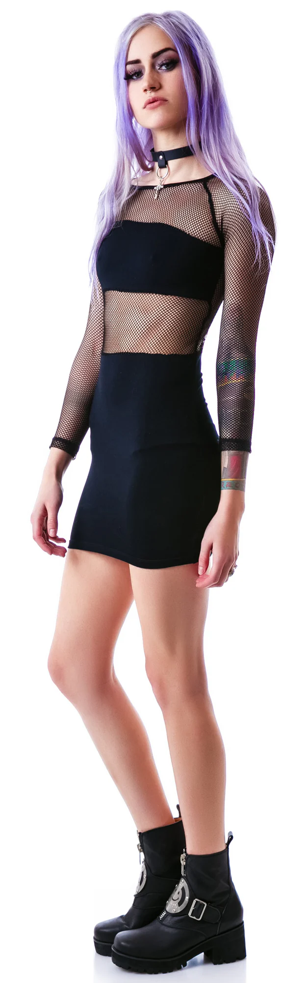 Freshest Fishnet Dress - Image 4