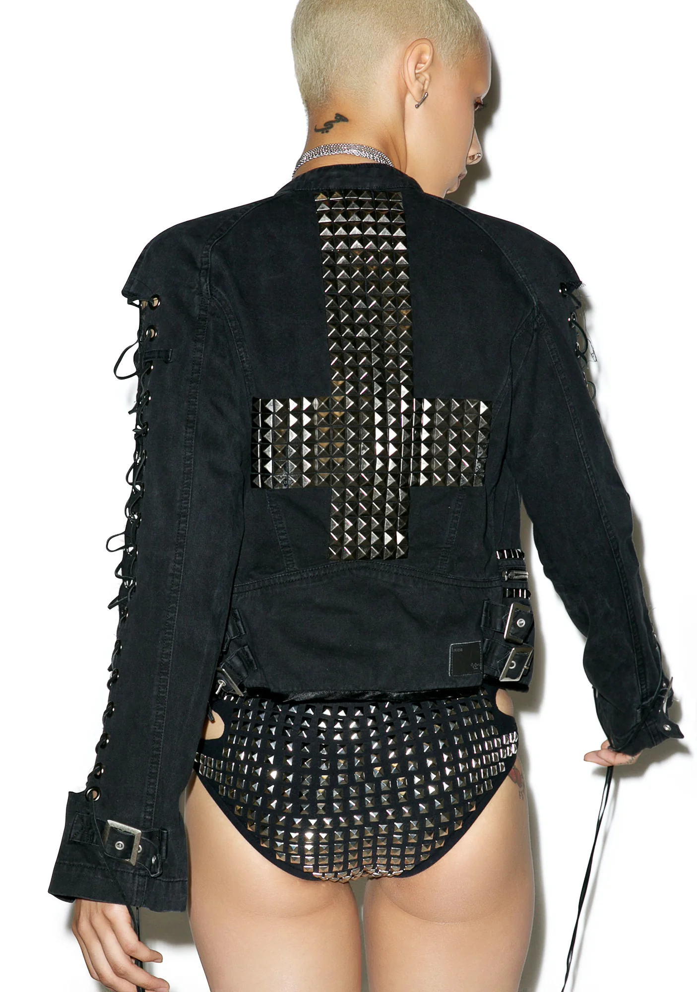 Friend Of The Devil Moto Jacket - Image 4