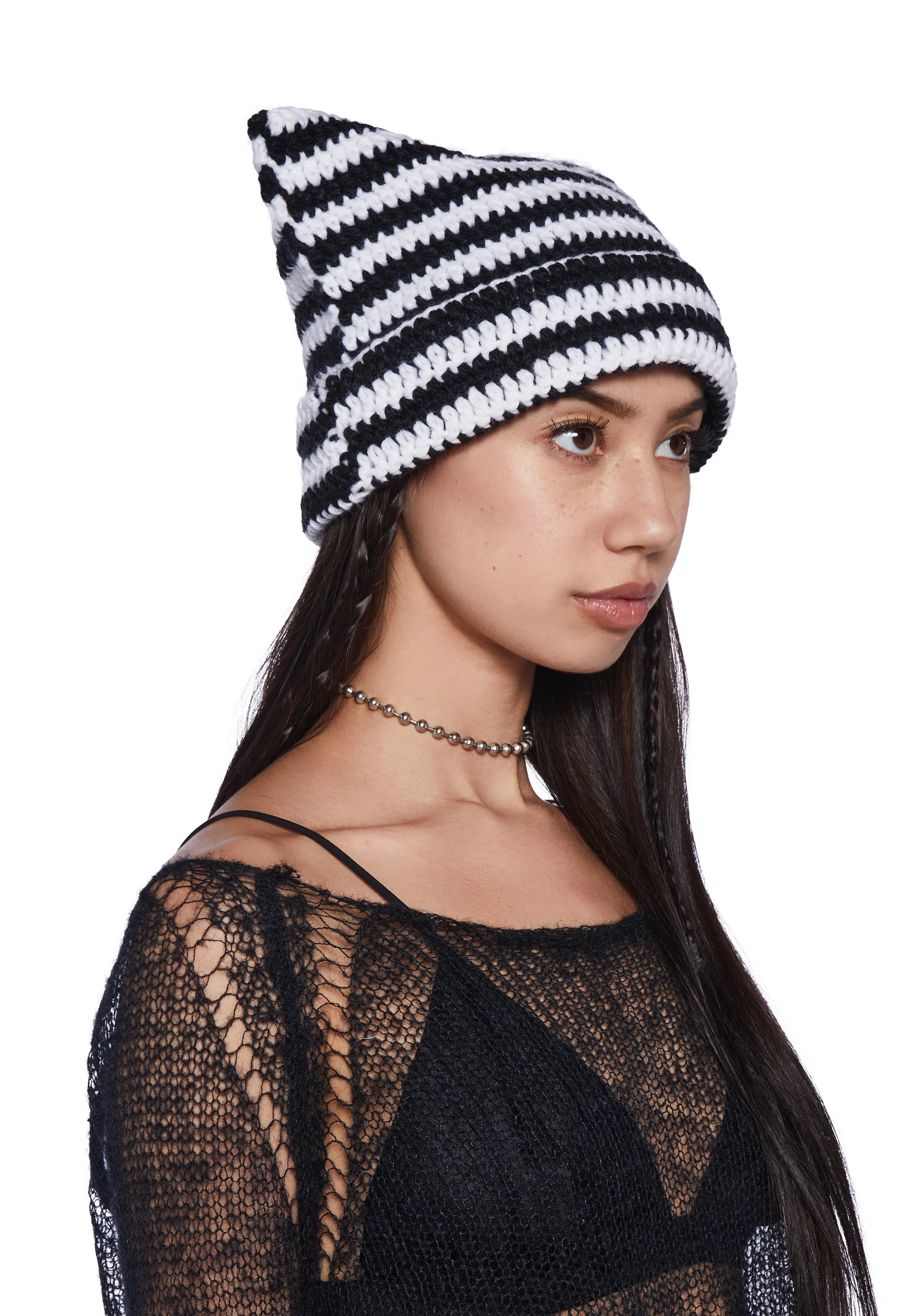 Friendly Persuasion Knit Beanie - White - Image 3