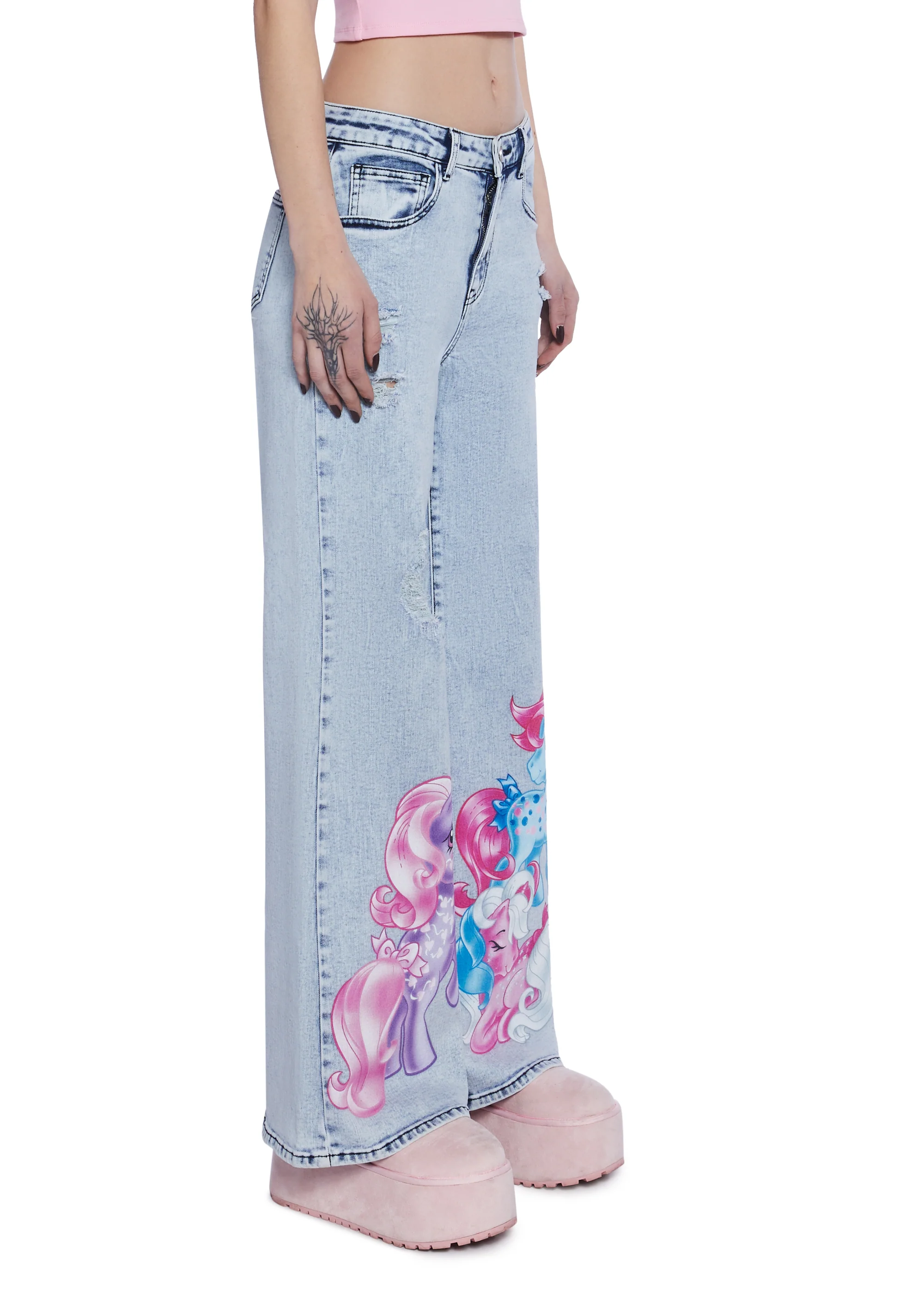 True Friend Wide Leg Jeans - Image 3