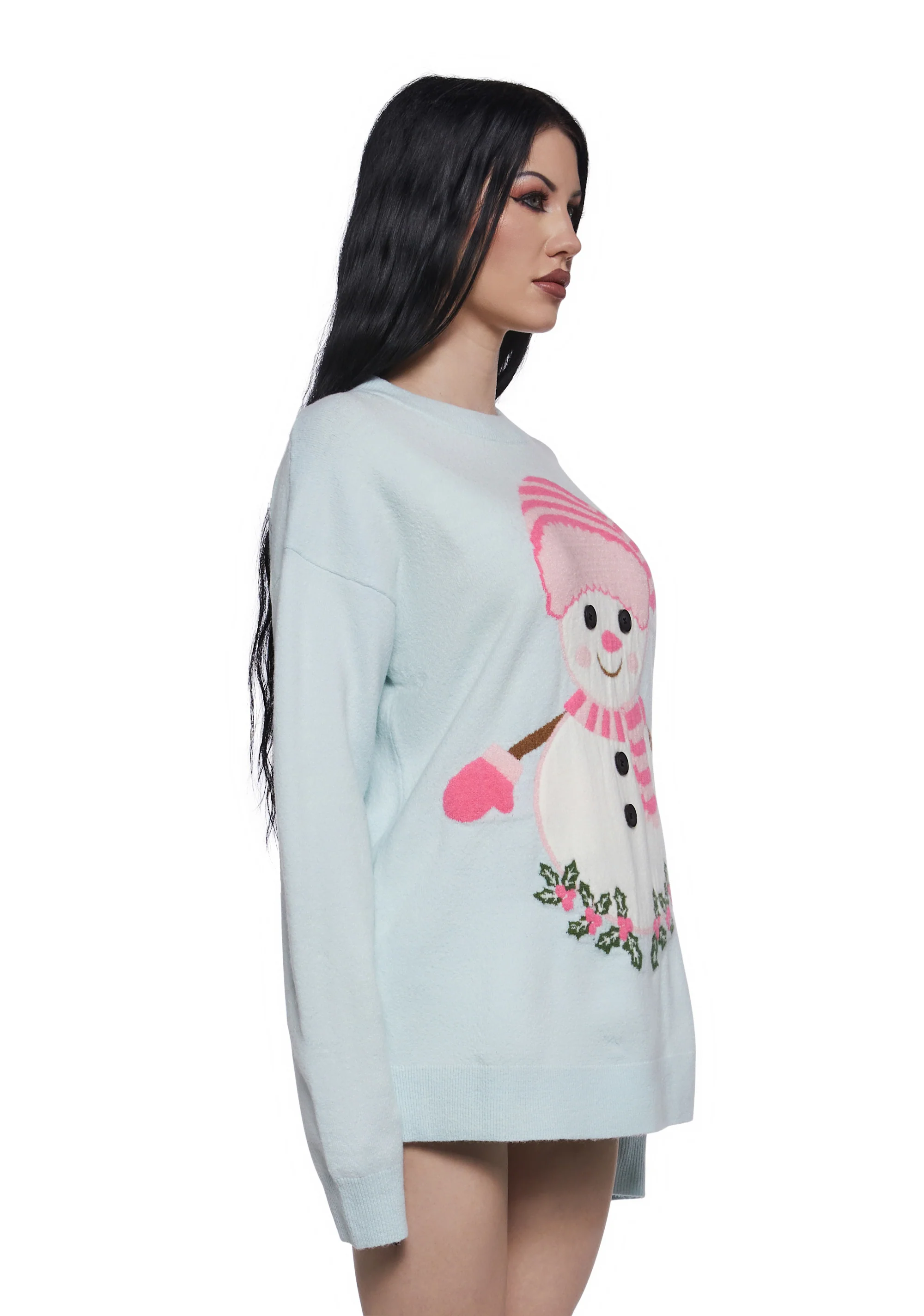 Frosty Dreams Intarsia Sweater - Image 3