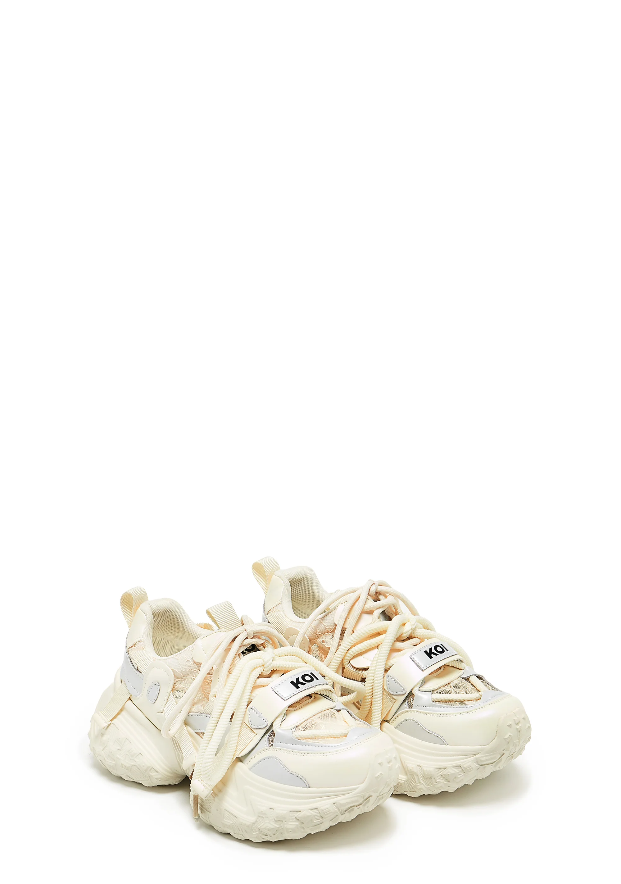 Frozen Shores Mega Chunky Trainers - Vanilla - Image 2