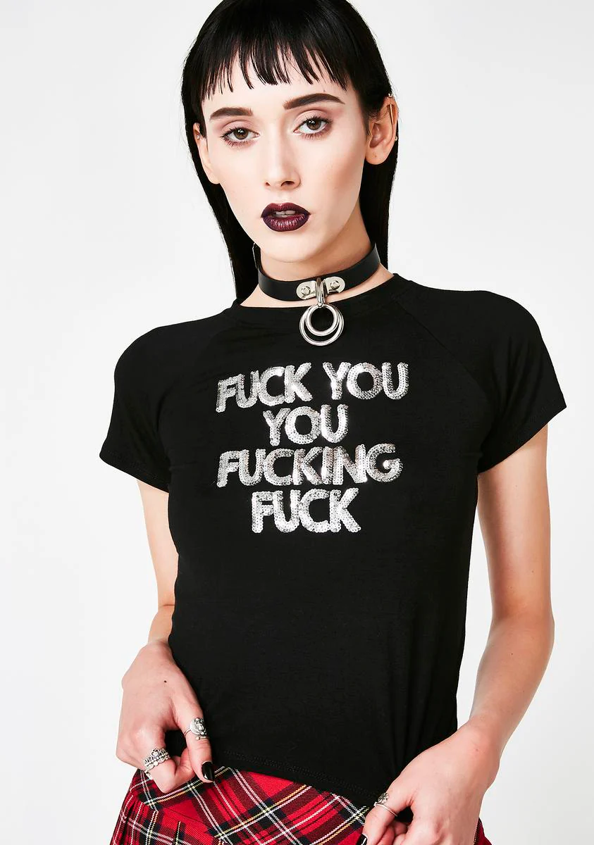 FU Cropped Tee - Image 3