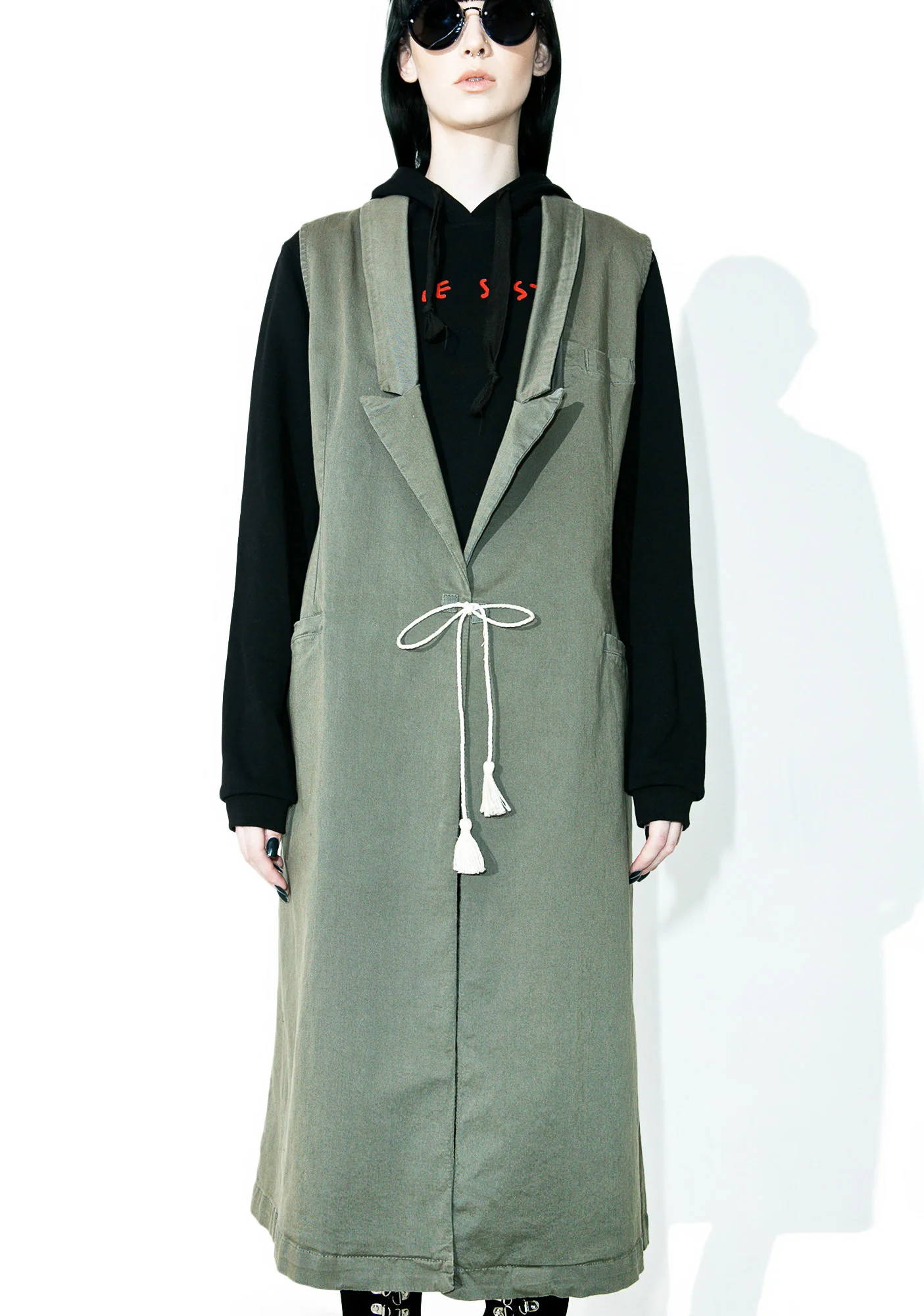 Fuck Le System Long Vest - Image 4