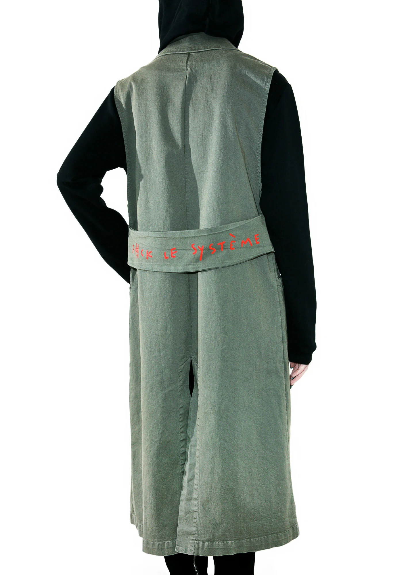 Fuck Le System Long Vest - Image 9
