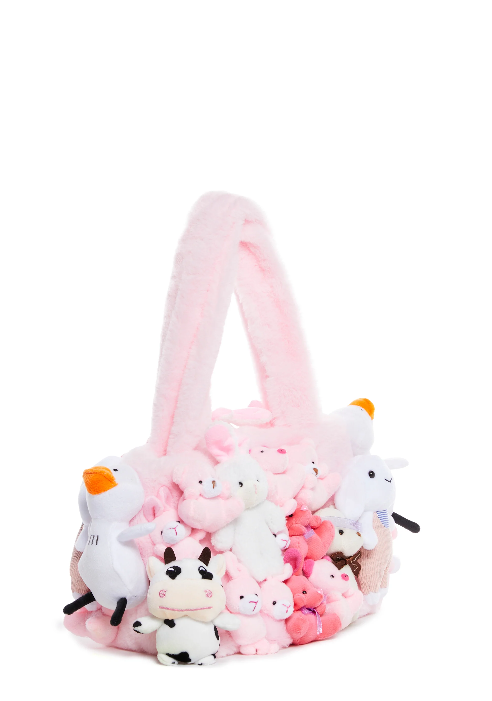 Fun N' Games Plush Tote - Pink - Image 3