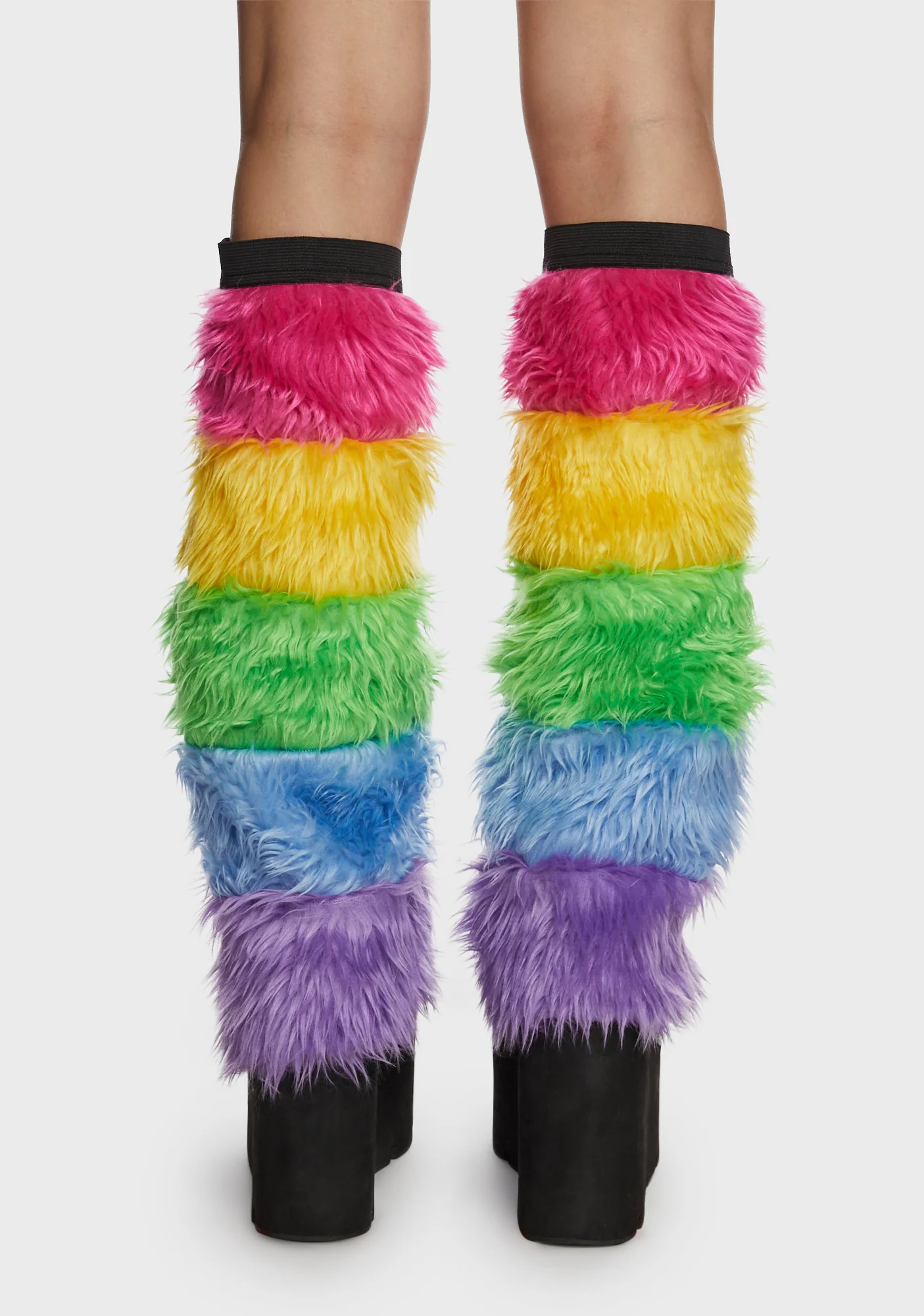 Fun Thrills Leg Warmers - Rainbow - Image 3