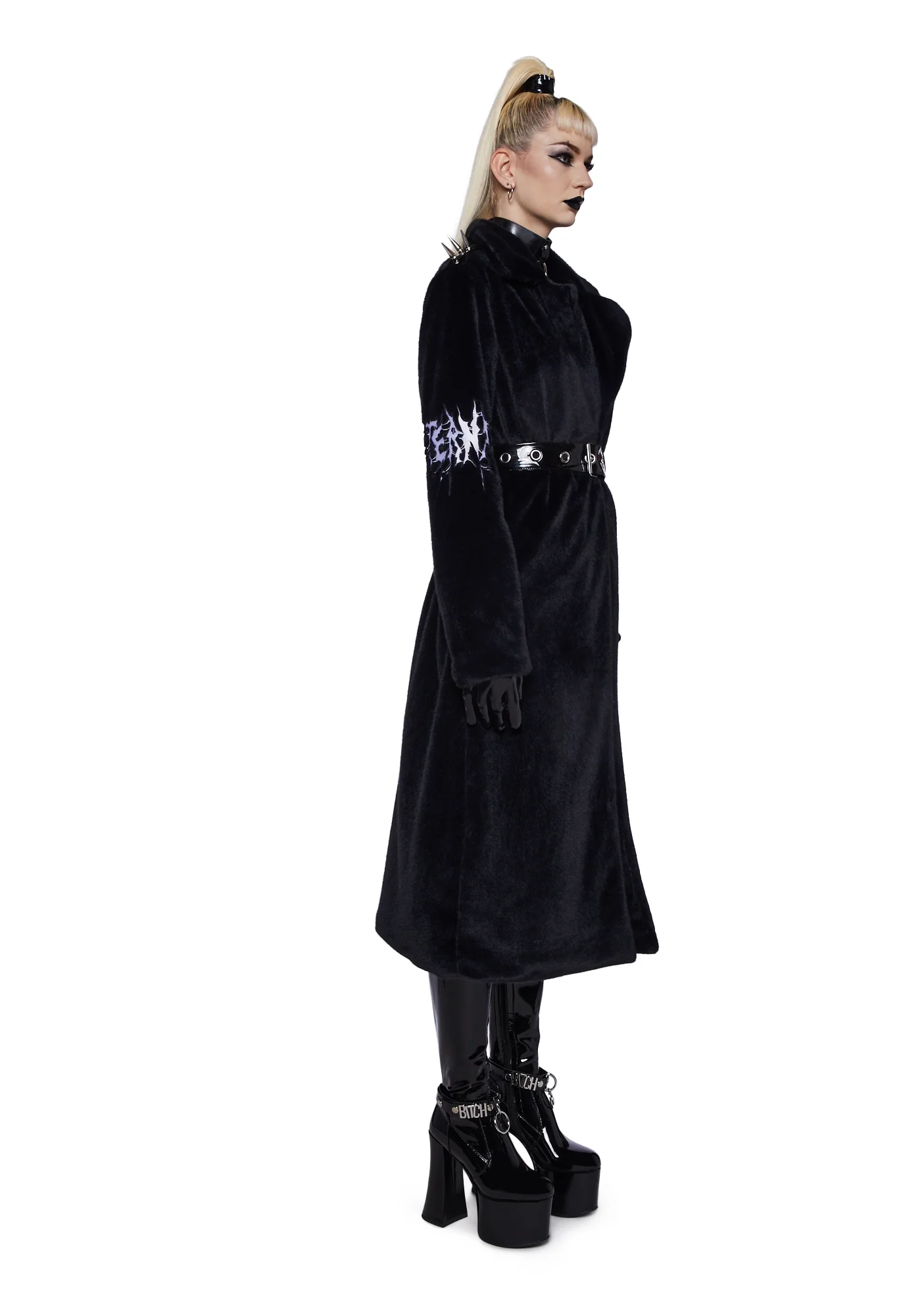 Nocturnal Nirvana Faux Fur Duster - Image 3