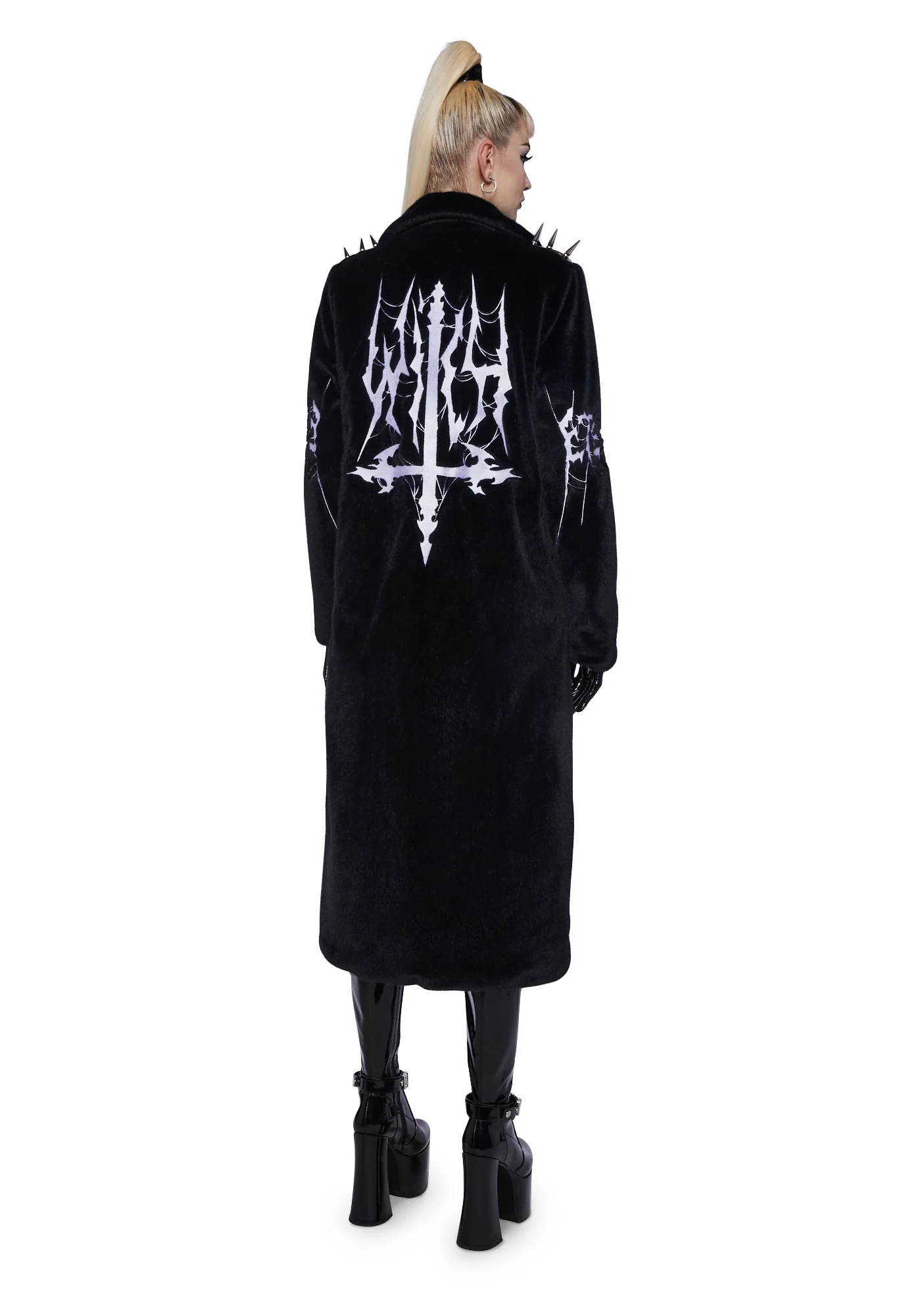 Nocturnal Nirvana Faux Fur Duster - Image 4